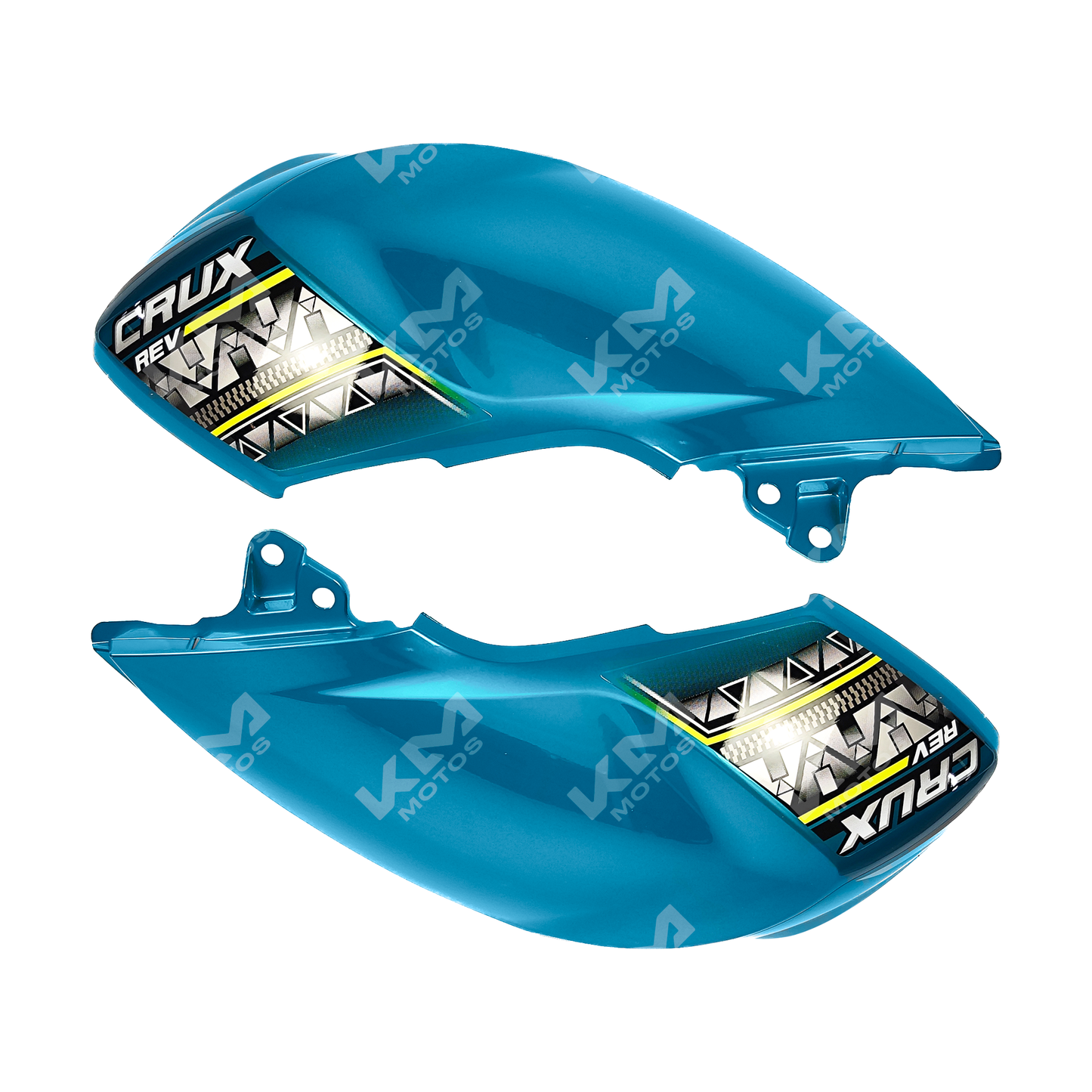 COBERTOR DE TANQUE CRUX110 REVO AZUL - KMMOTOSHN