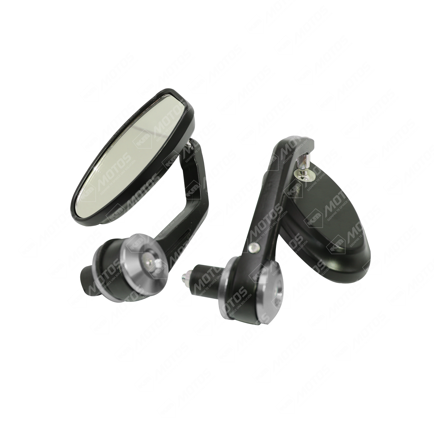 RETROVISOR DE CONTRAPESA OVALADO GRIS