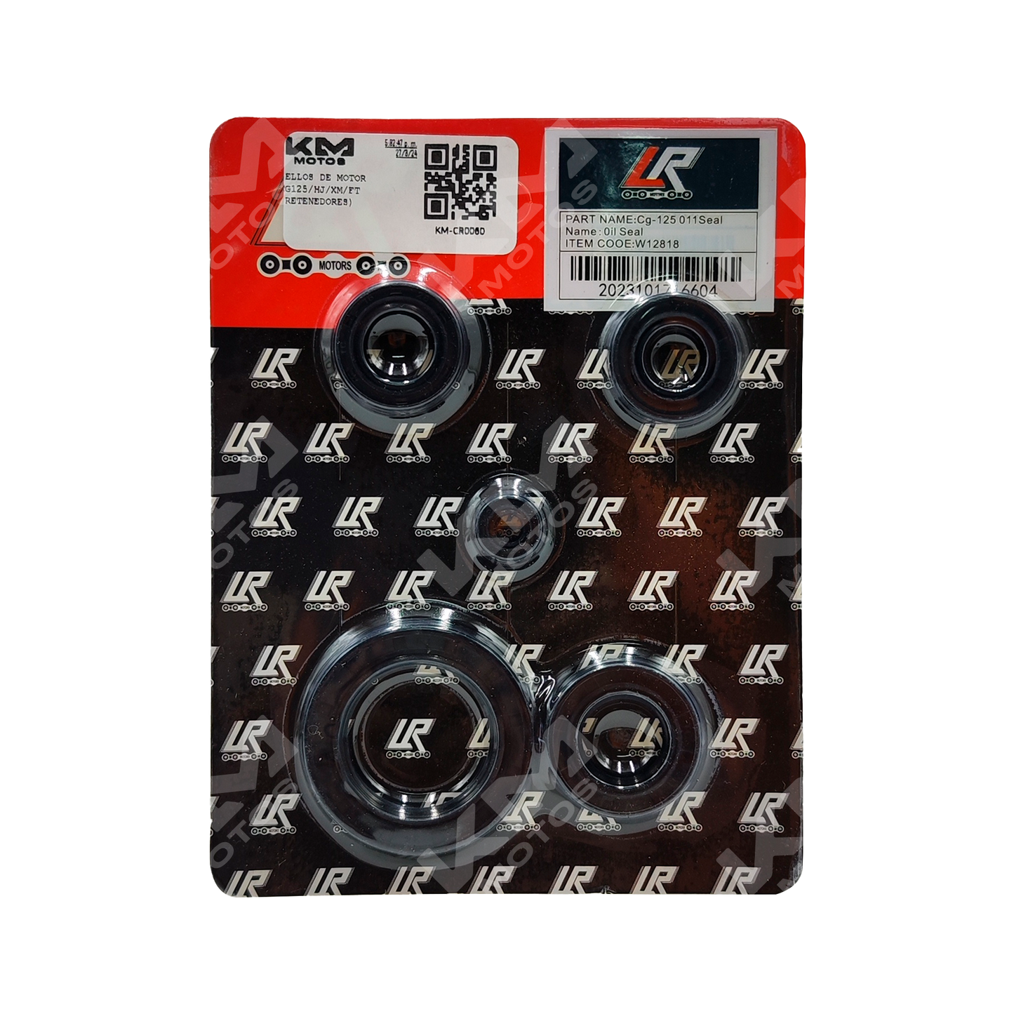 SELLOS DE MOTOR CG125/HJ/XM/FT (RETENEDORES)