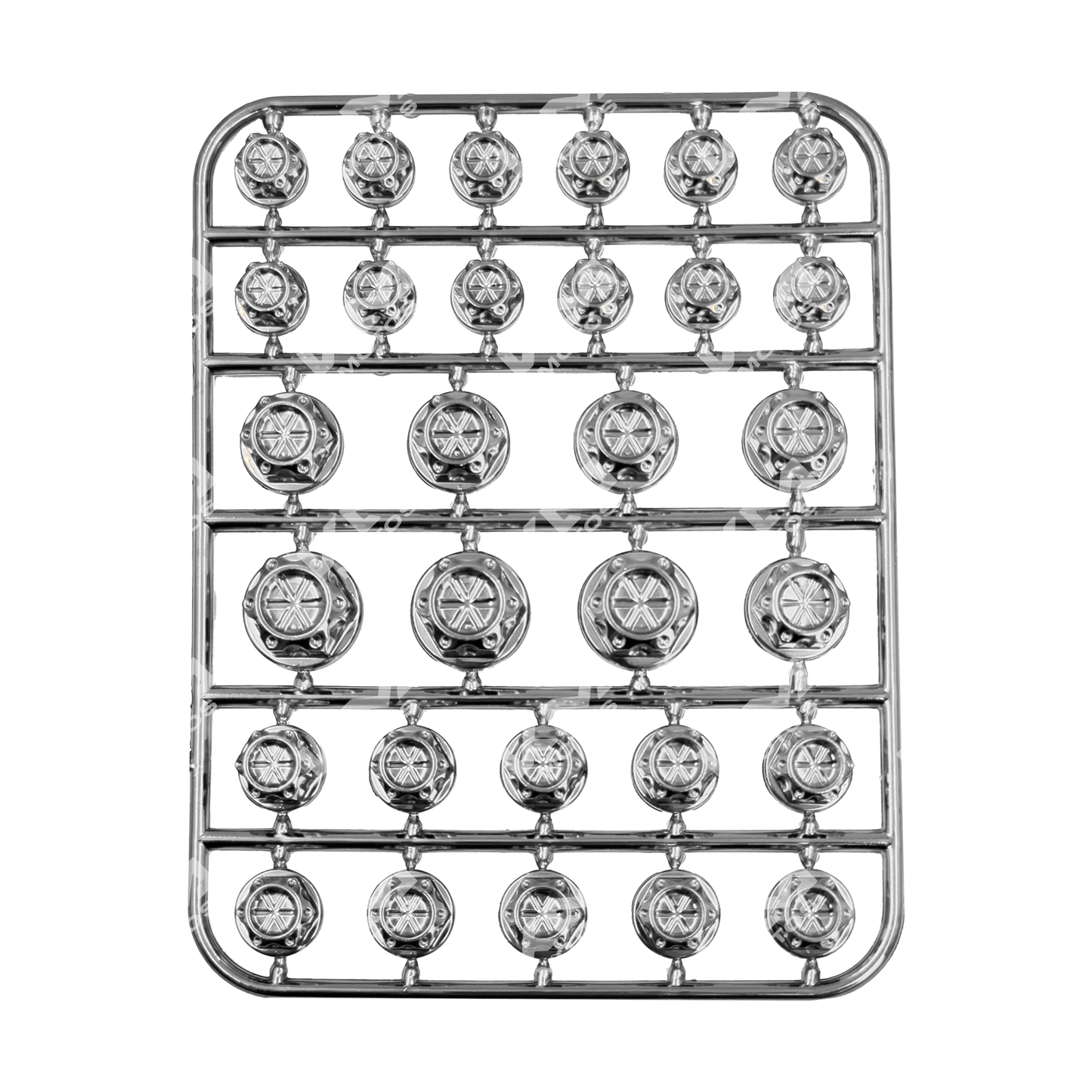 TAPONES DE TORNILLOS DE LUJO CROMO