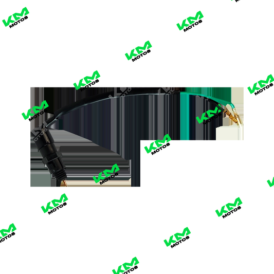 Bulbo de freno universal para YBR125, imagen mostrando el componente de plástico y conexiones para el sistema de frenos.