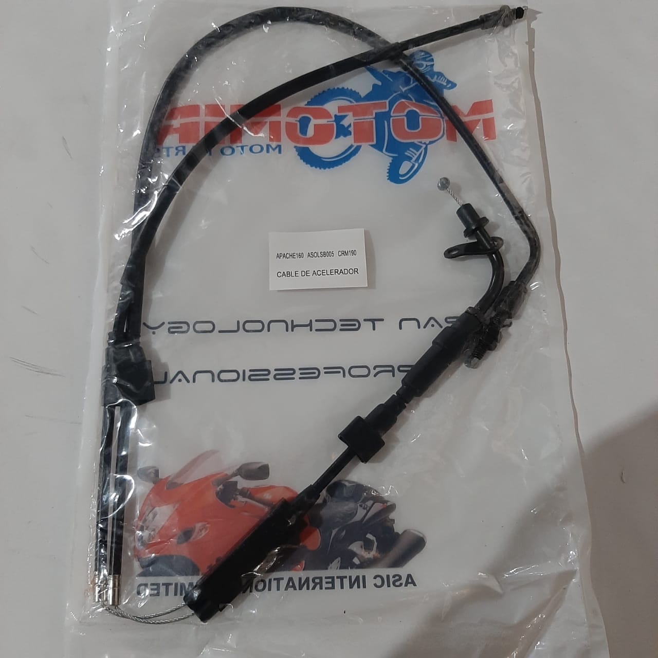 CABLE DE ACELERADOR APACHE 160