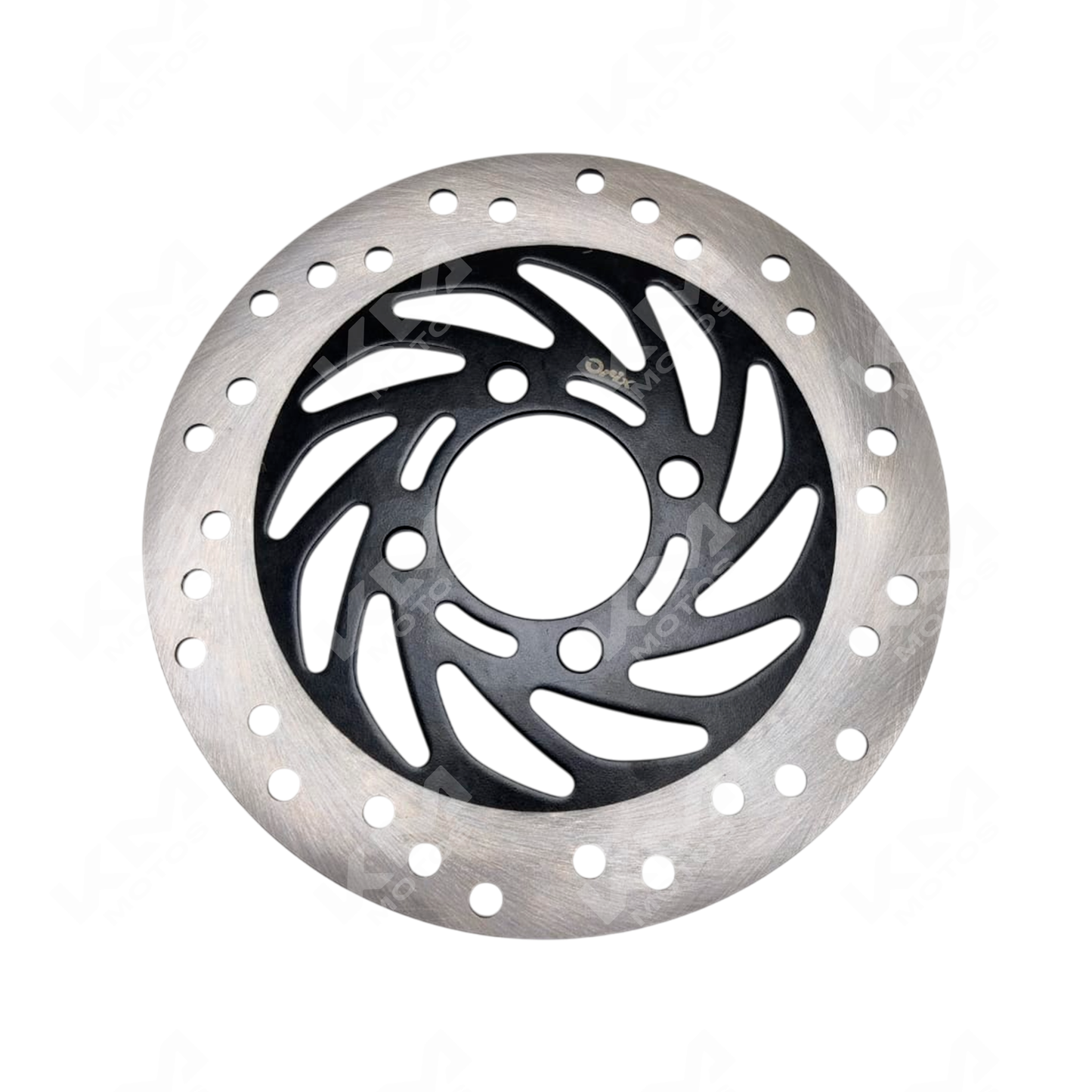 Disco de freno Defender 150 de la marca KM Motos, lodera, con superficie de fricción y estructura resistente.