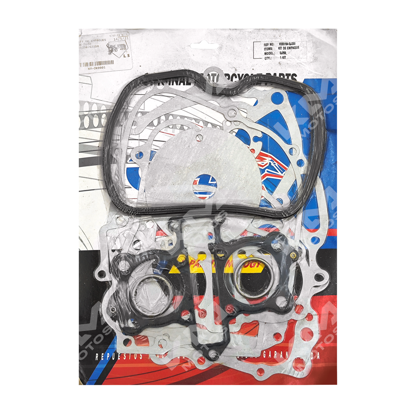 KIT DE EMPAQUES DE MOTO CB250 - KMMOTOSHN