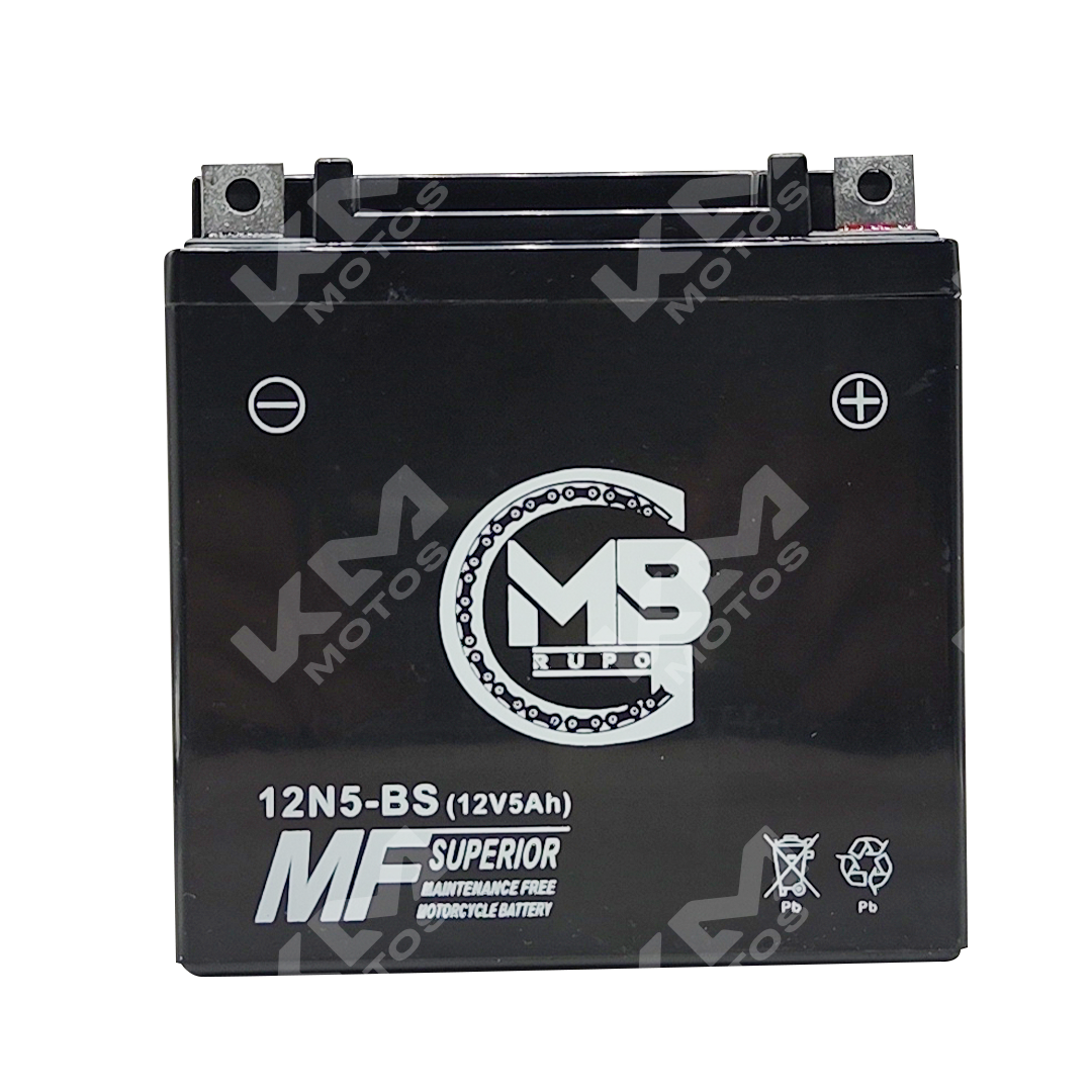 BATERIA 12N5-3B SELLADA GUZACK