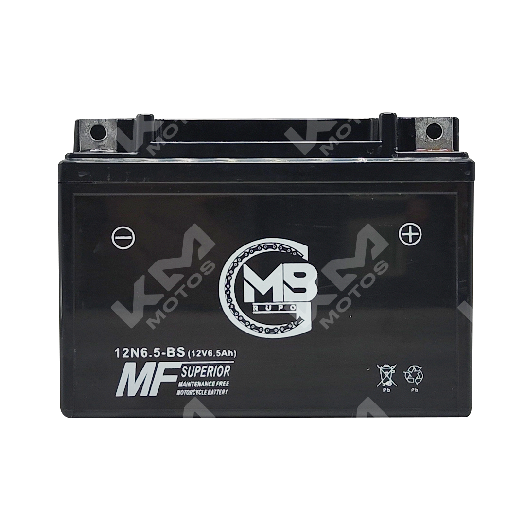 BATERIA 12N6.5/YB6.5 SELLADA GUZACK