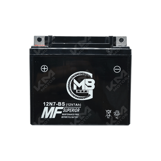 BATERIA 12N7-4A/DB7-A/12N7-3B SELLADA GUZACK