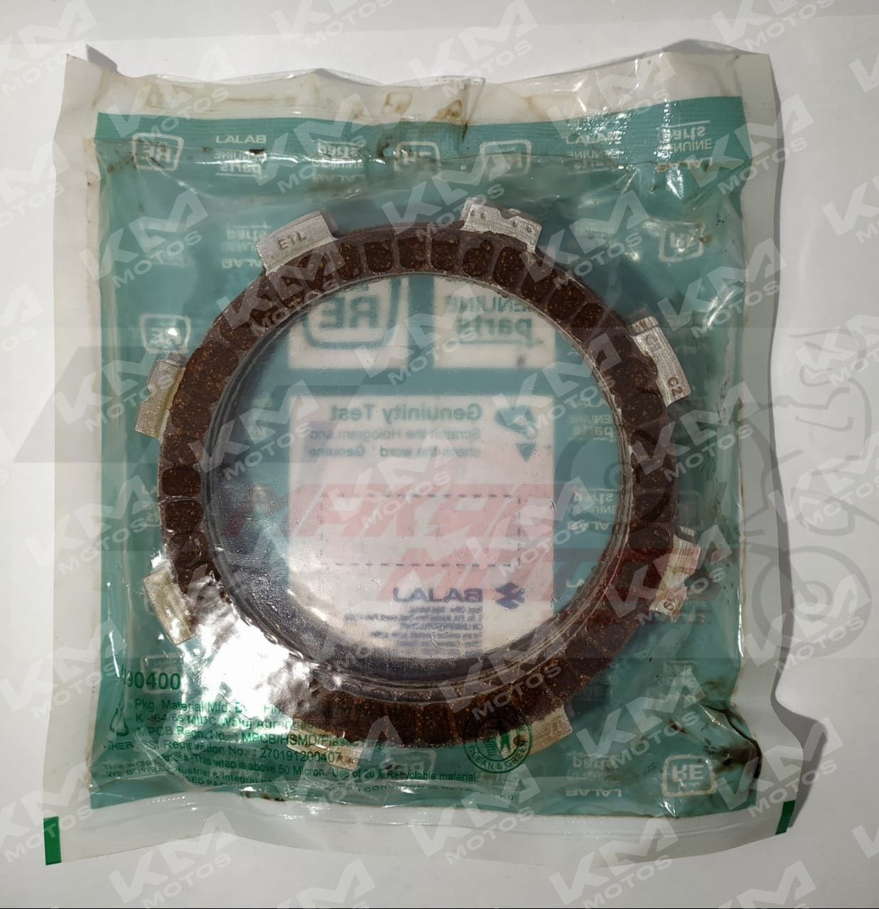 Discos de embrague Mototaxi 205/4S los Lobos, componentes para sistema de clutch en motocicleta, vista en imagen.