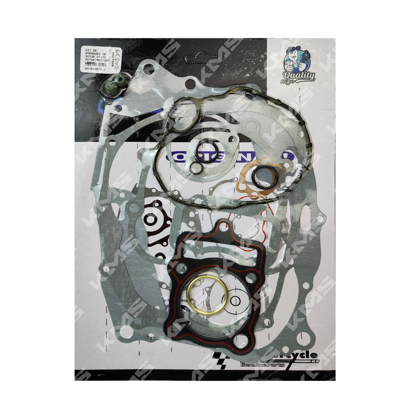 KIT DE EMPAQUES DE MOTOR CG150 MOTOR/REDONDO LOBOS