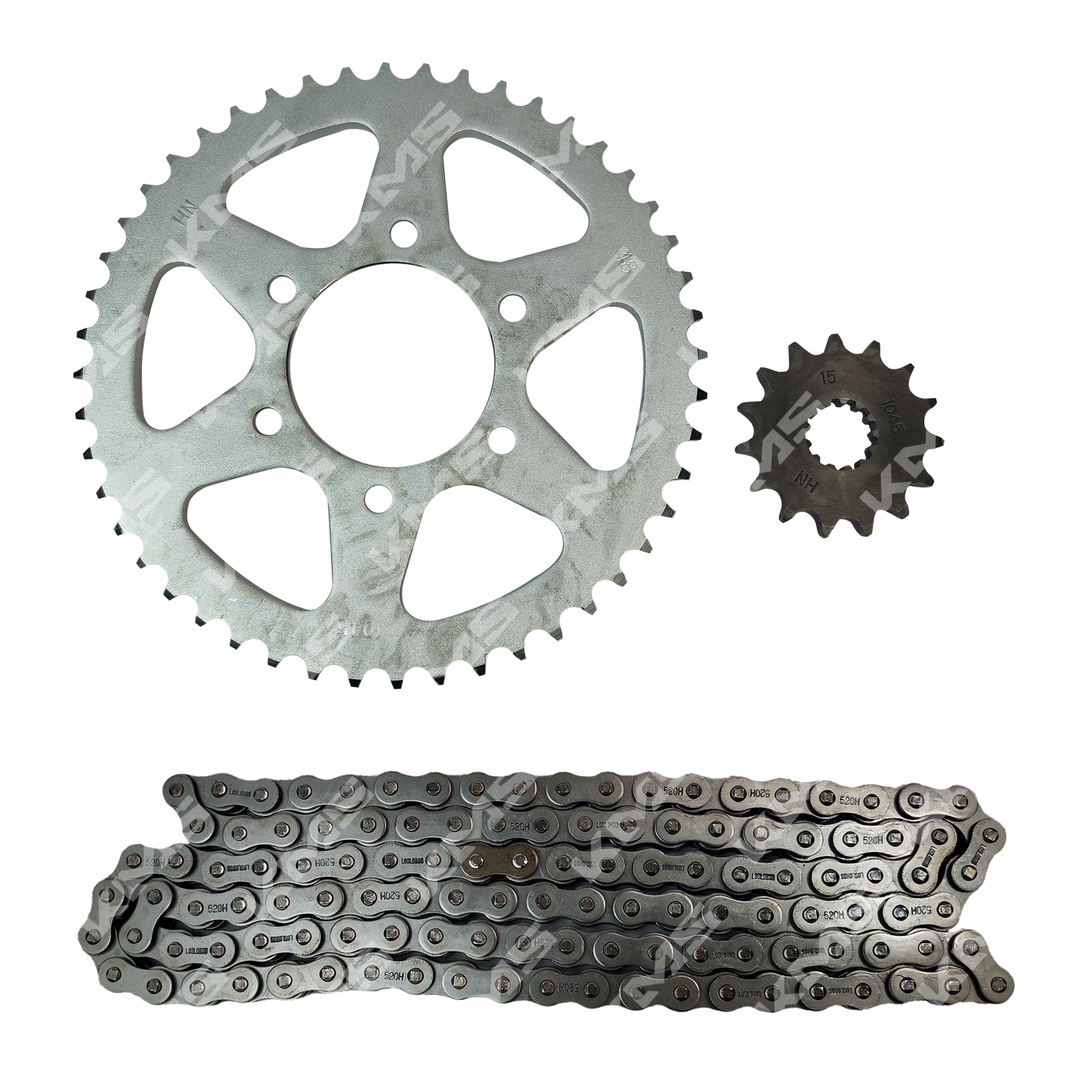 Kit de Traccion(arrastre) 48T/47T/ 15T 428H GXT200/KMF