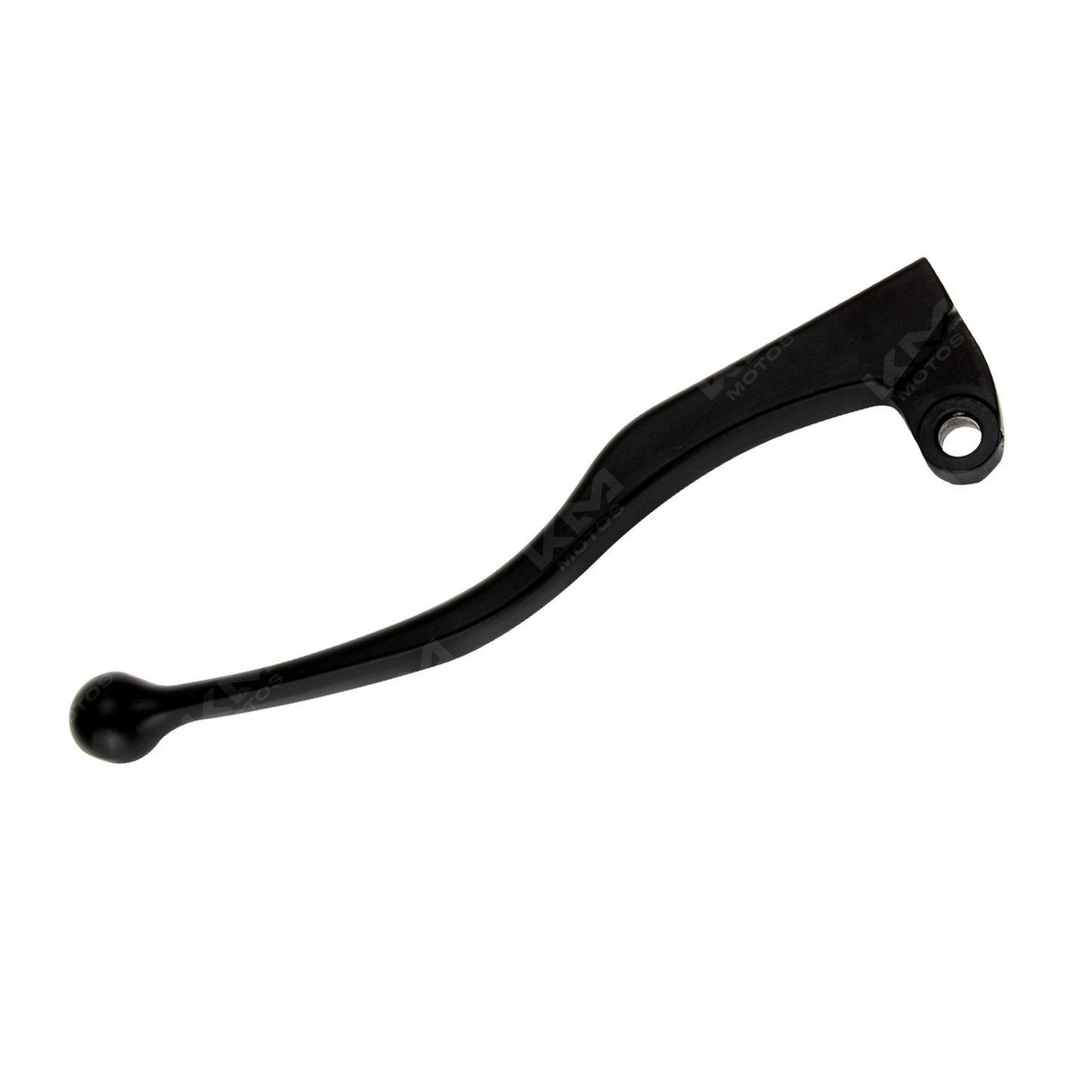 Manecilla de embrague KM Motos para supermoto, color negra, con palanca de clutch para motocicleta ligera.