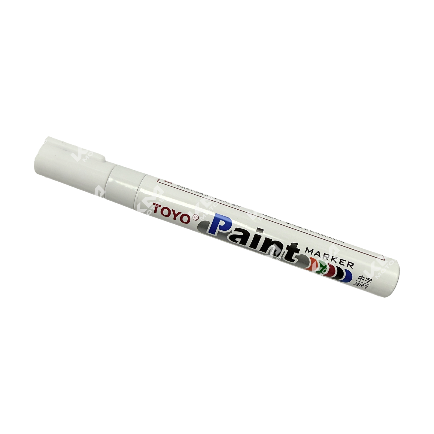 Marcadores para llantas KM Motos en varios colores, ideales para personalizar y decorar ruedas de motocicleta.