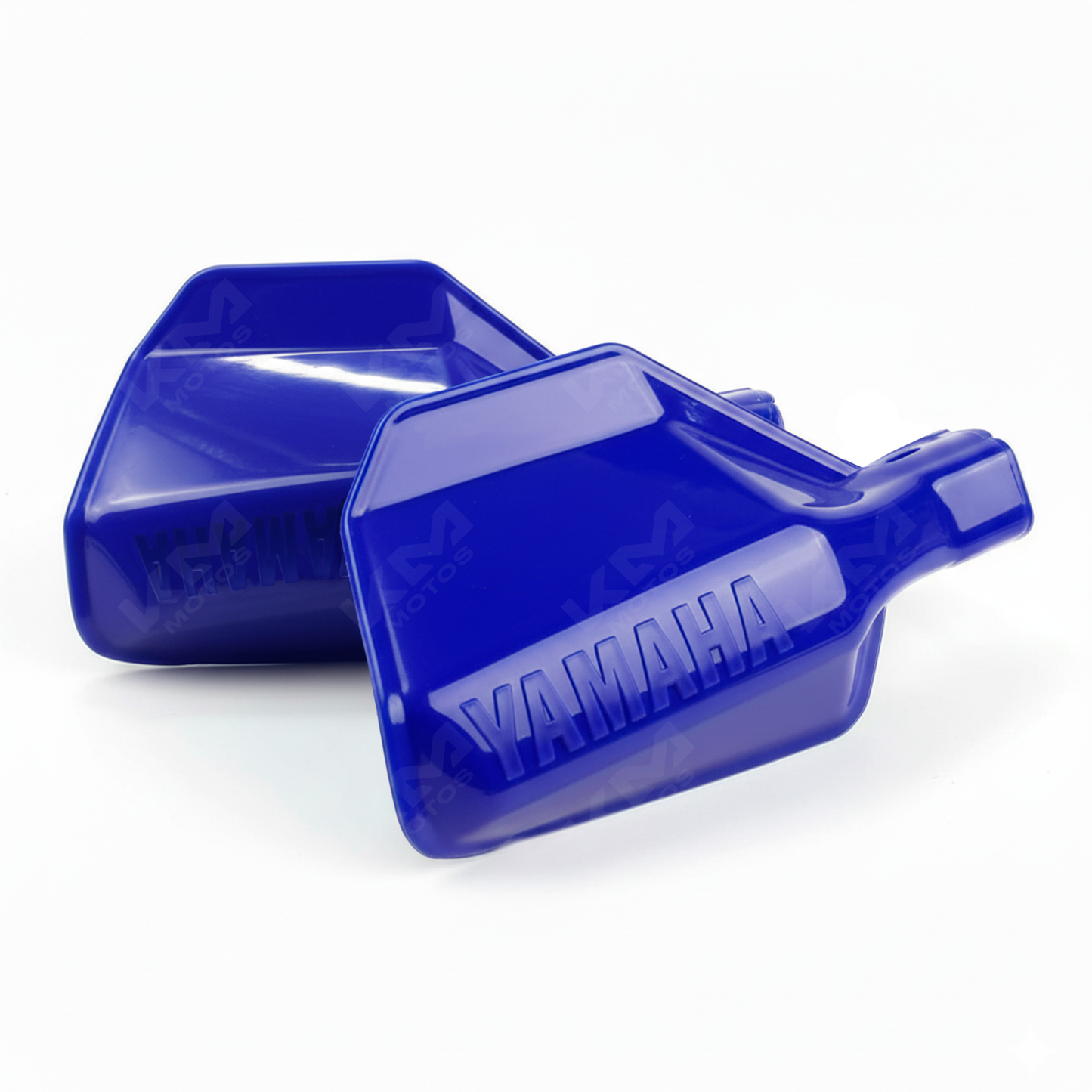 Protector de puños azul para YBR125-G de KM Motos, resistente y fácil de instalar en manillares.
