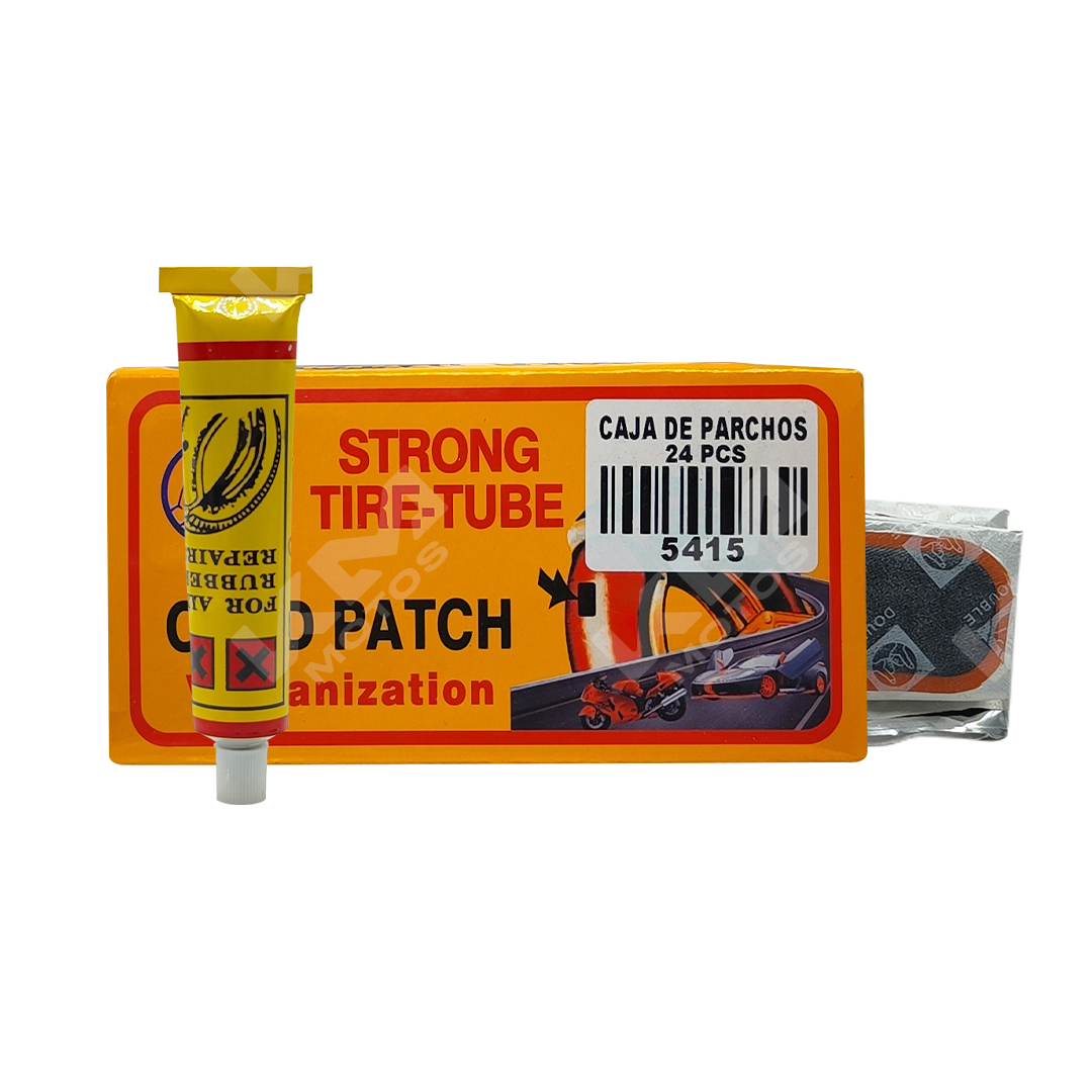 PARCHOS PARA MOTO EN CAJA 24UNI - KMMOTOSHN