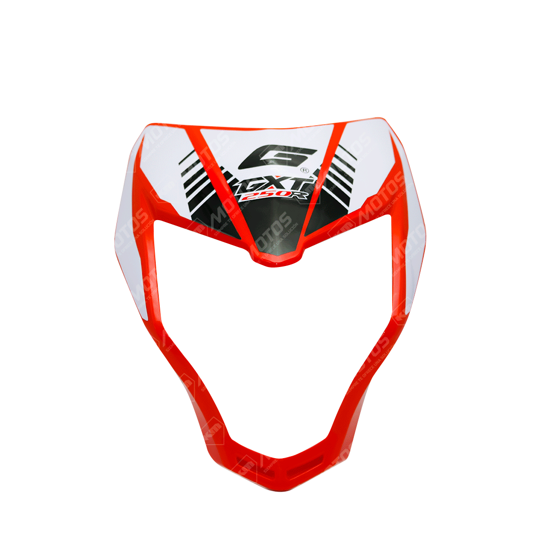 Carena roja KM Motos para CARENA ZX250R GXT250R, vista lateral con detalles visibles de la estructura y acabado.