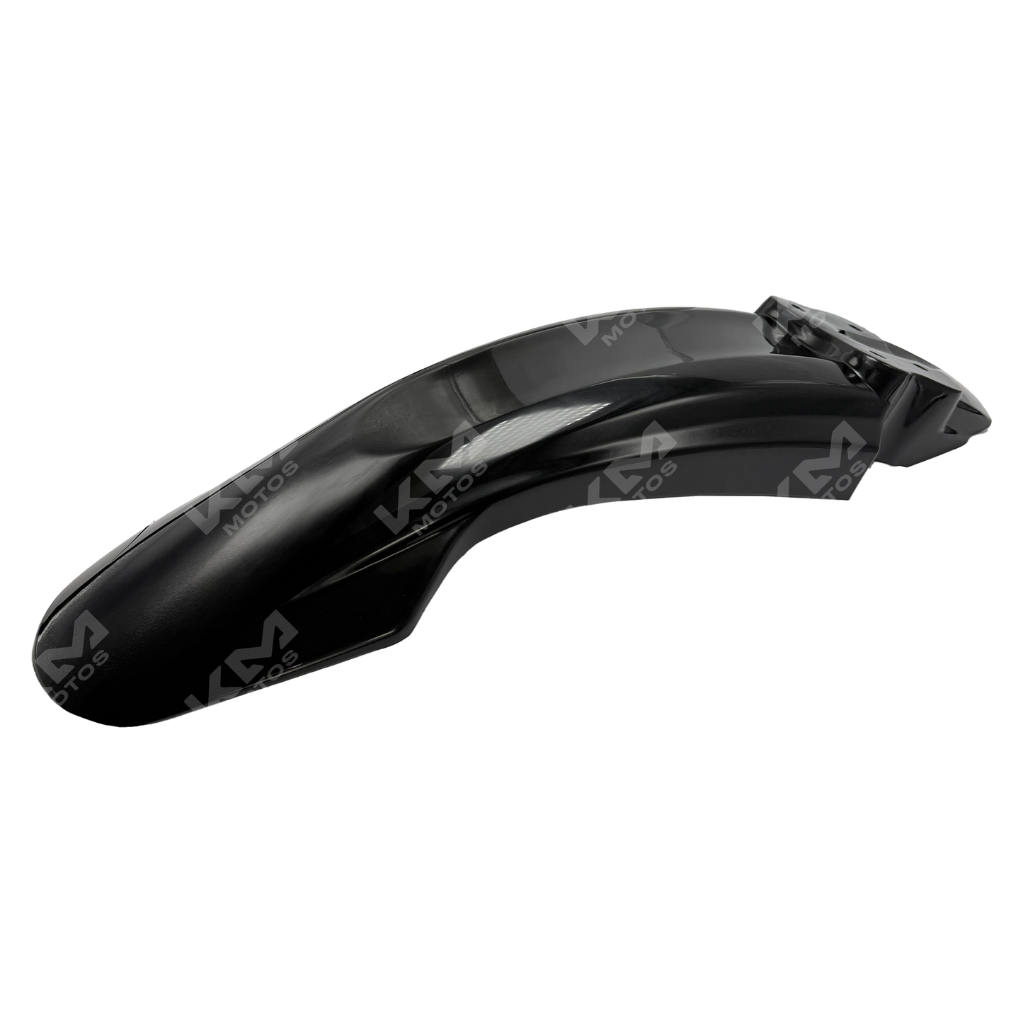 Guardafango negro para YBR125-G TT de KM Motos, resistente y de diseño compacto para protección y estilo.