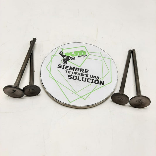 VALVULAS DE ADMISION Y ESCAPE PS135 PULSAR 4PCS