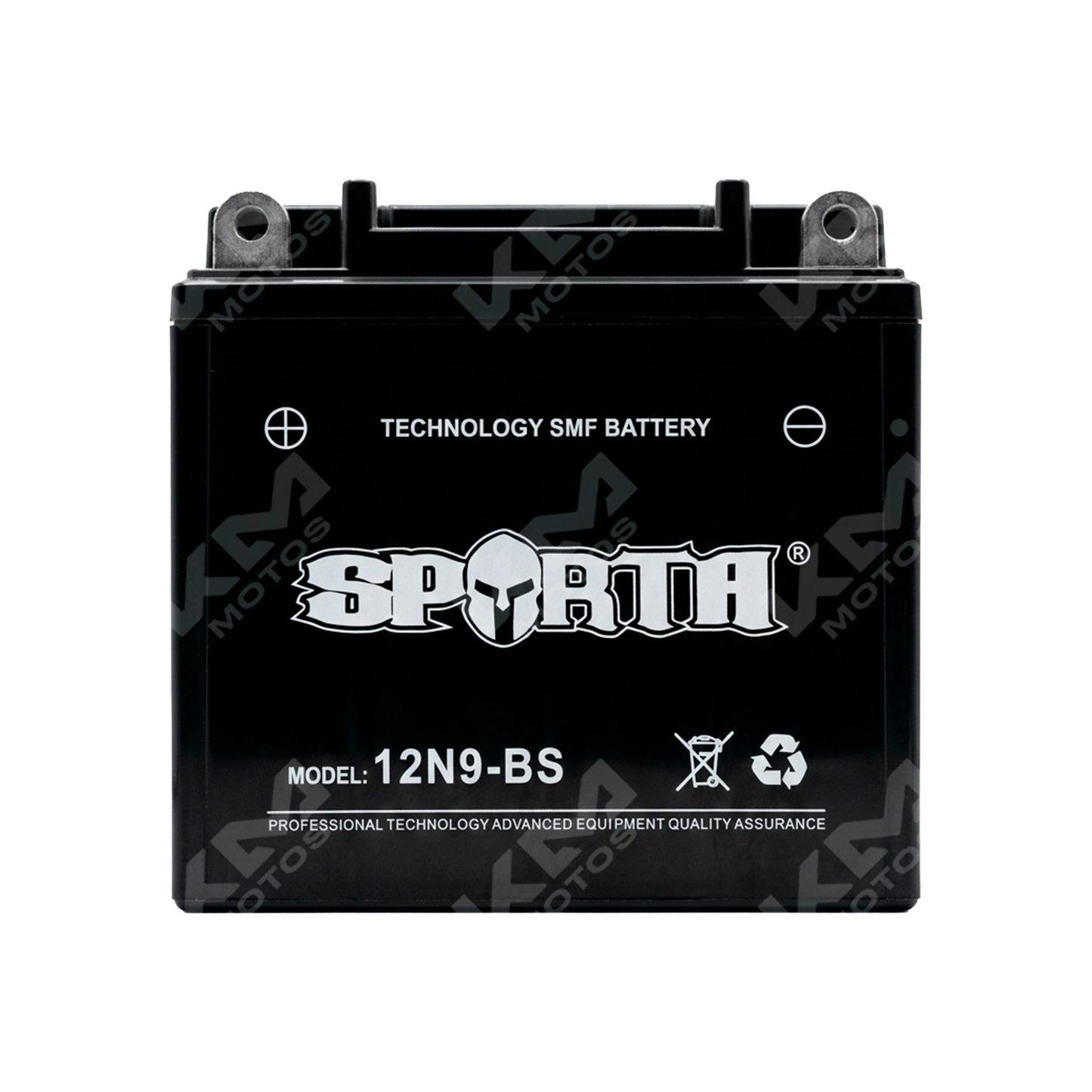 Batería 12N9-4B BS sellada para motos y cuatrimotos KM Motos, compatible con GXT200, GN125, DUKE200 y más modelos.