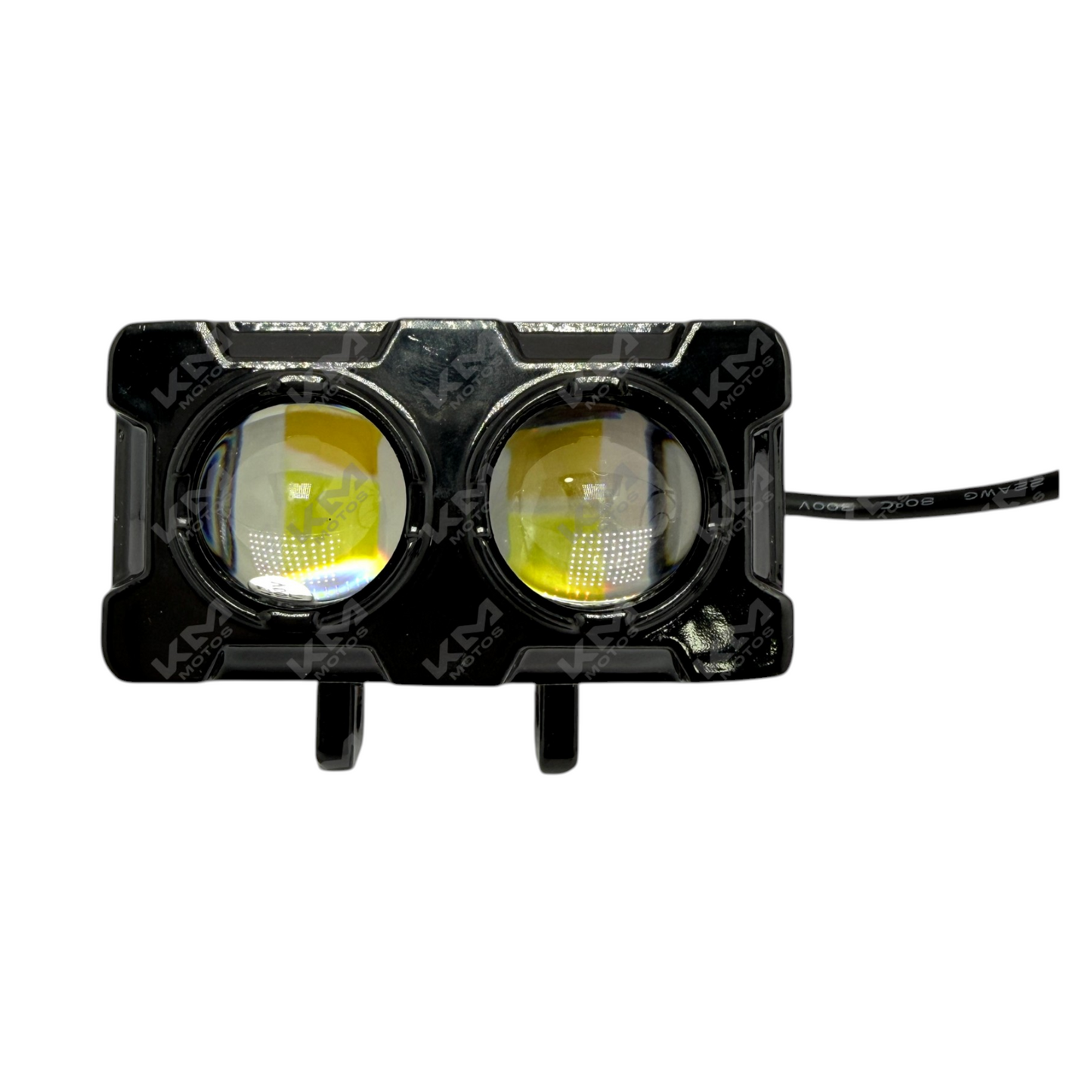 Luz LED mini exploradora KM Motos con flash, luz brillante y compacta para motocicletas, modelo HUKP.