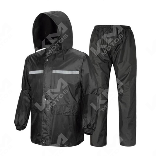 CAPOTE P/LLUVIA IMPERMEABLE DOBLE - KMMOTOSHN