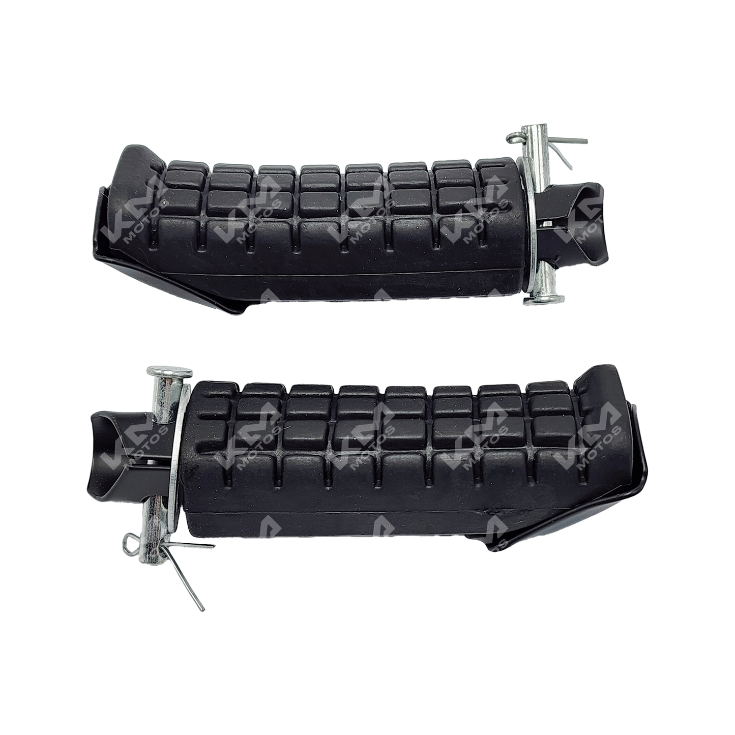 Estribo universal KMMOTOSHN SX1/ZMOTO/ZX150L/ZX200L en color negro, con diseño resistente para motocicletas.