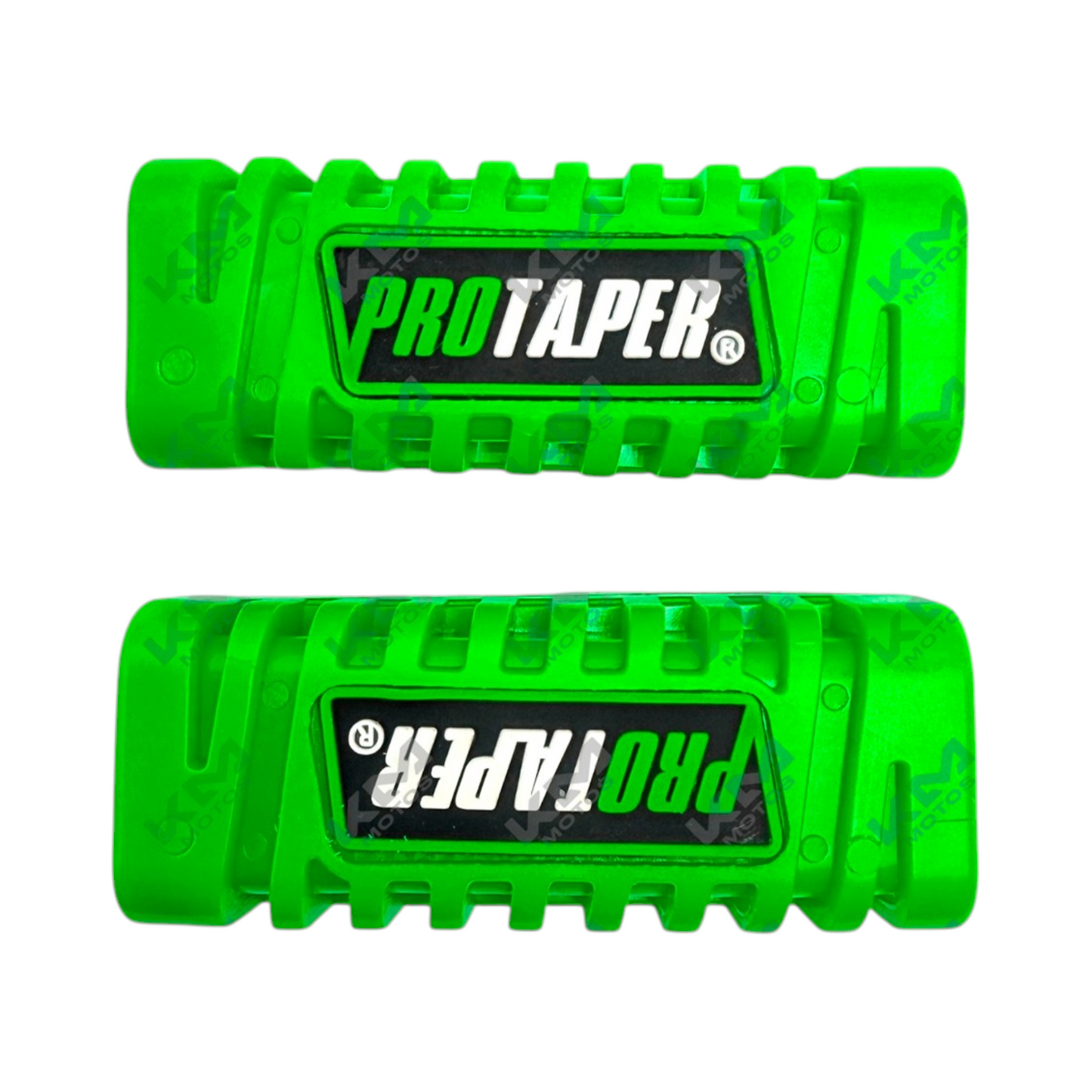 Hule de estribo verde para motos CG125, FT125 y FT150 de la marca KMMOTOS, protección para los estribos de motocicleta.