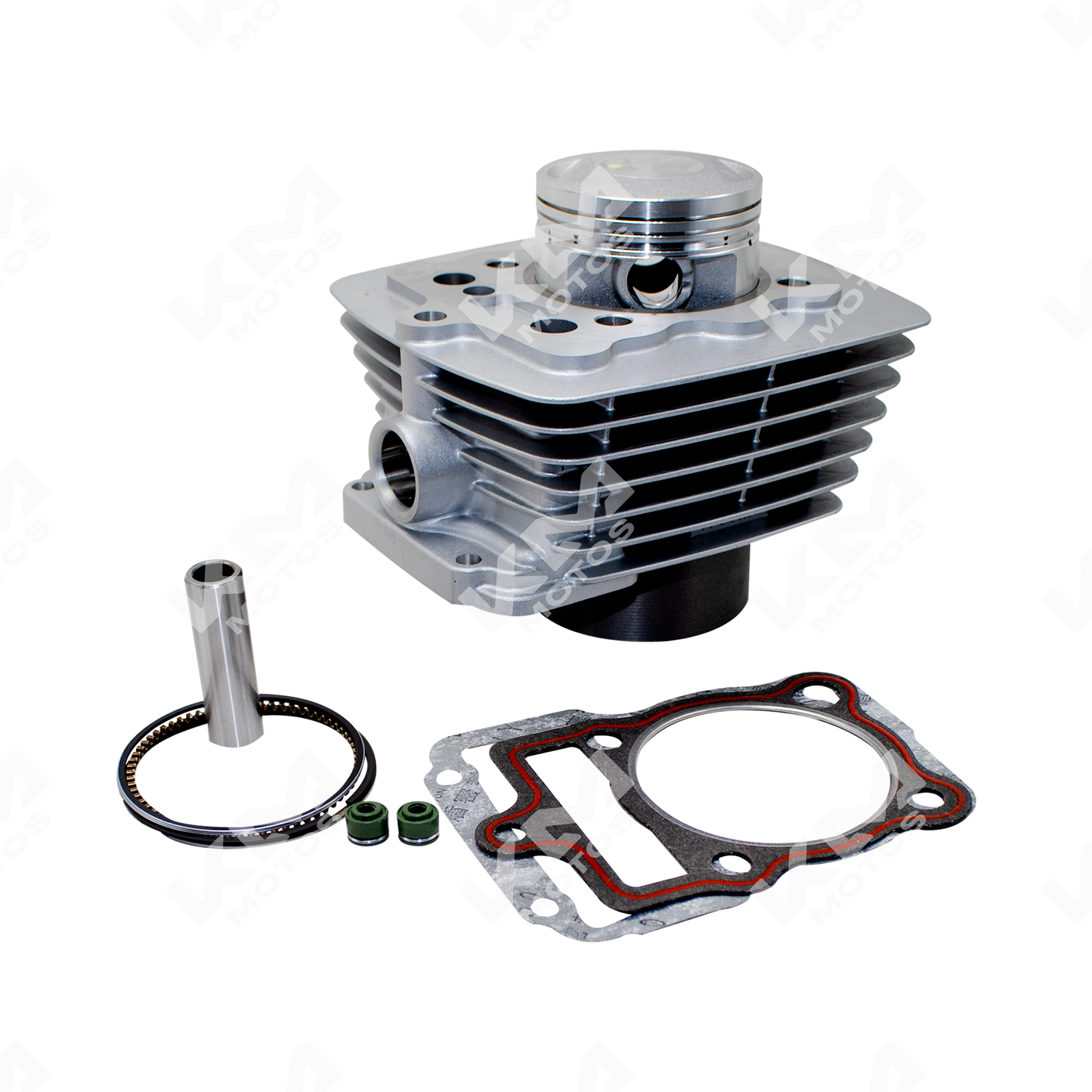 Kit de cilindro Universal CG200/GYA de 198cc, componente para motor de motocicleta, visible en la imagen.