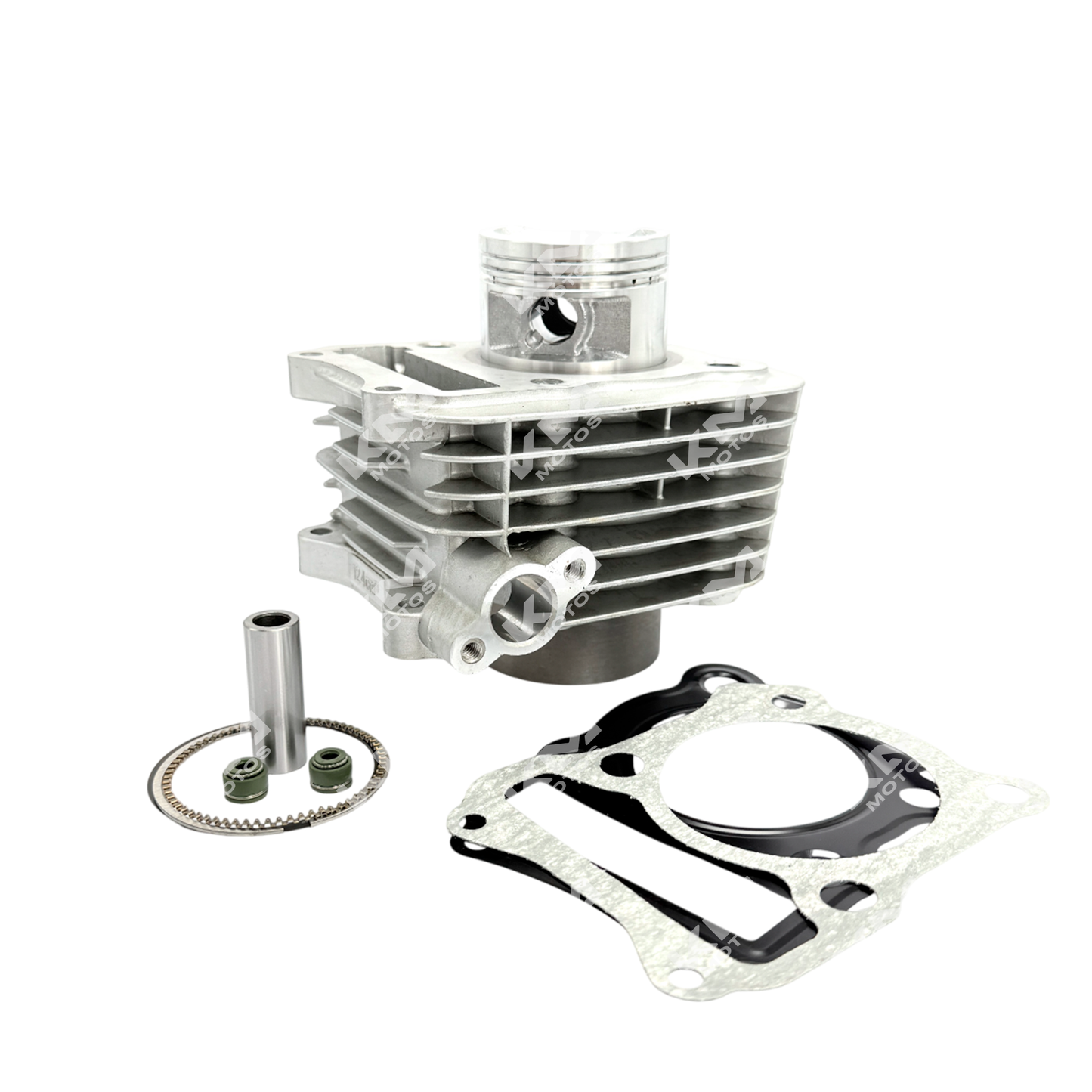 Kit de cilindro KM Motos para EN125, GN125H y GN125F, tamaño 57mm, componente de motor para motocicleta.