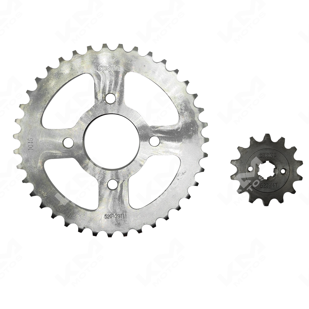 1/2 KIT DE TRACCION DE PULSAR NS200 39T-520 - KMMOTOSHN