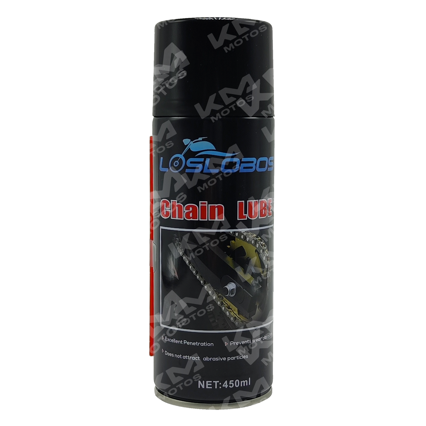 Lubricante para cadena Universal en envase de aditivos, con botella y aplicador para mantenimiento de bicicletas.
