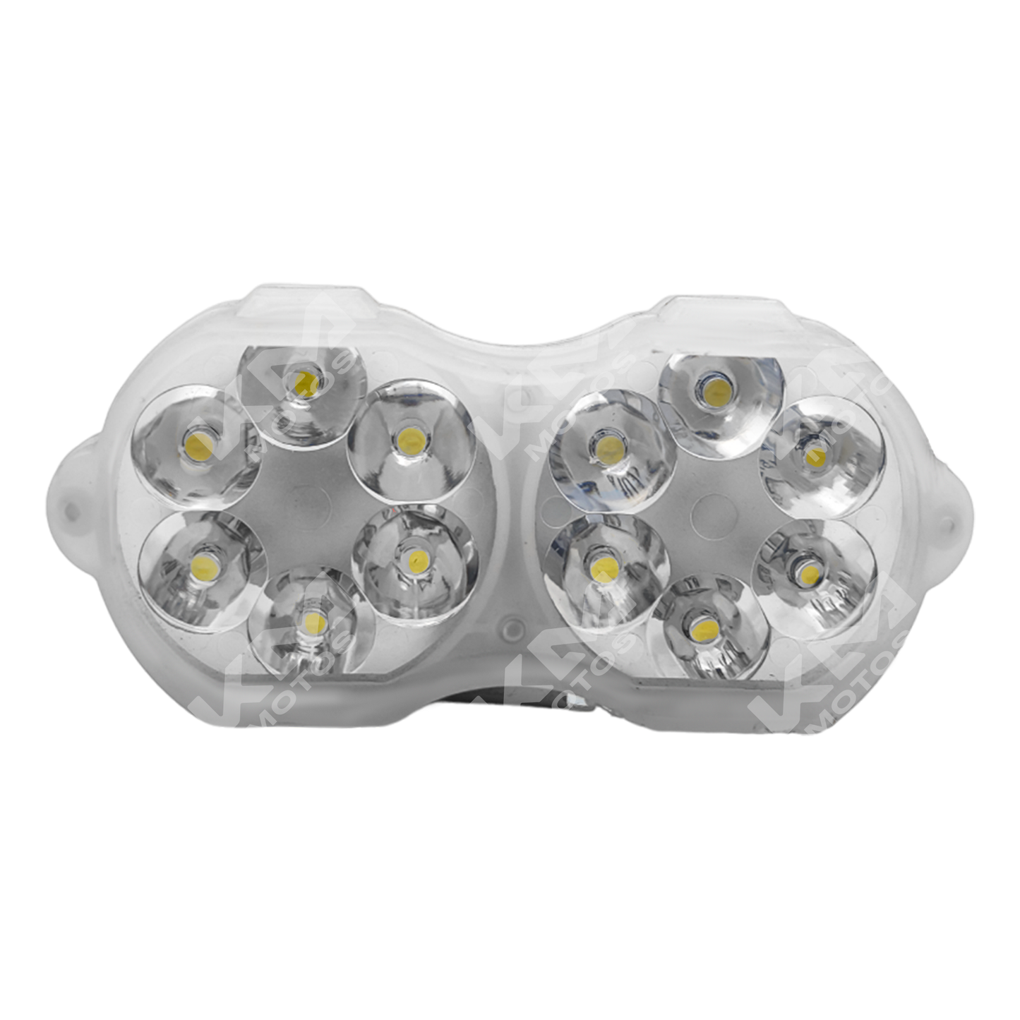 LUZ LED 12P TRANSPARENTES + FLASH - KMMOTOSHN