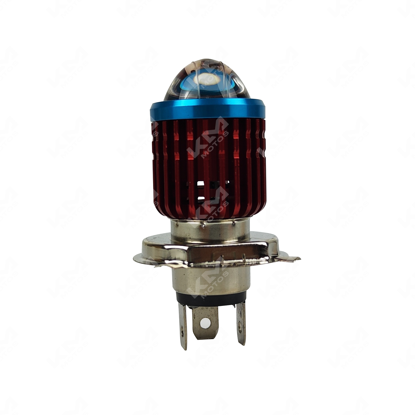 LUZ LED MII + LUPA 2 COLORES (B/AMA) H4