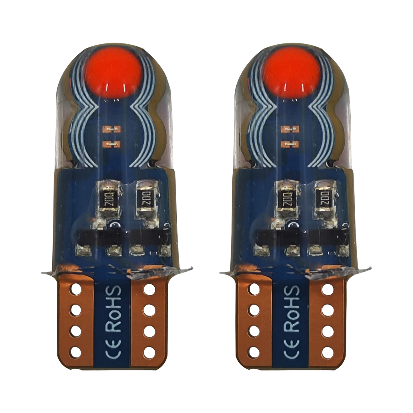 Luz LED T10 Muelitas + Flash Groud