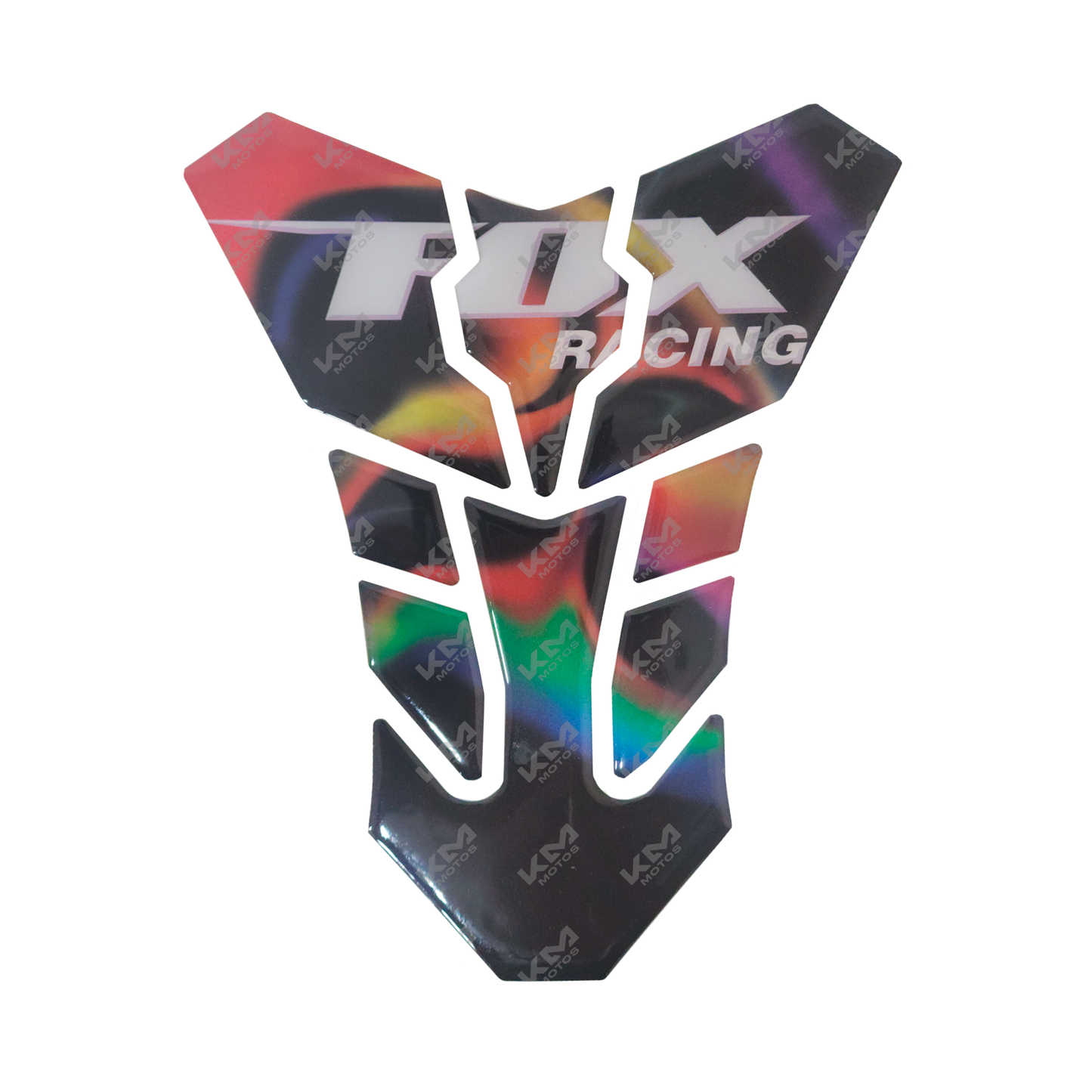 Protector de tanque racing KMMOTOS para motocicleta, diseño resistente y protección para el tanque de gasolina.