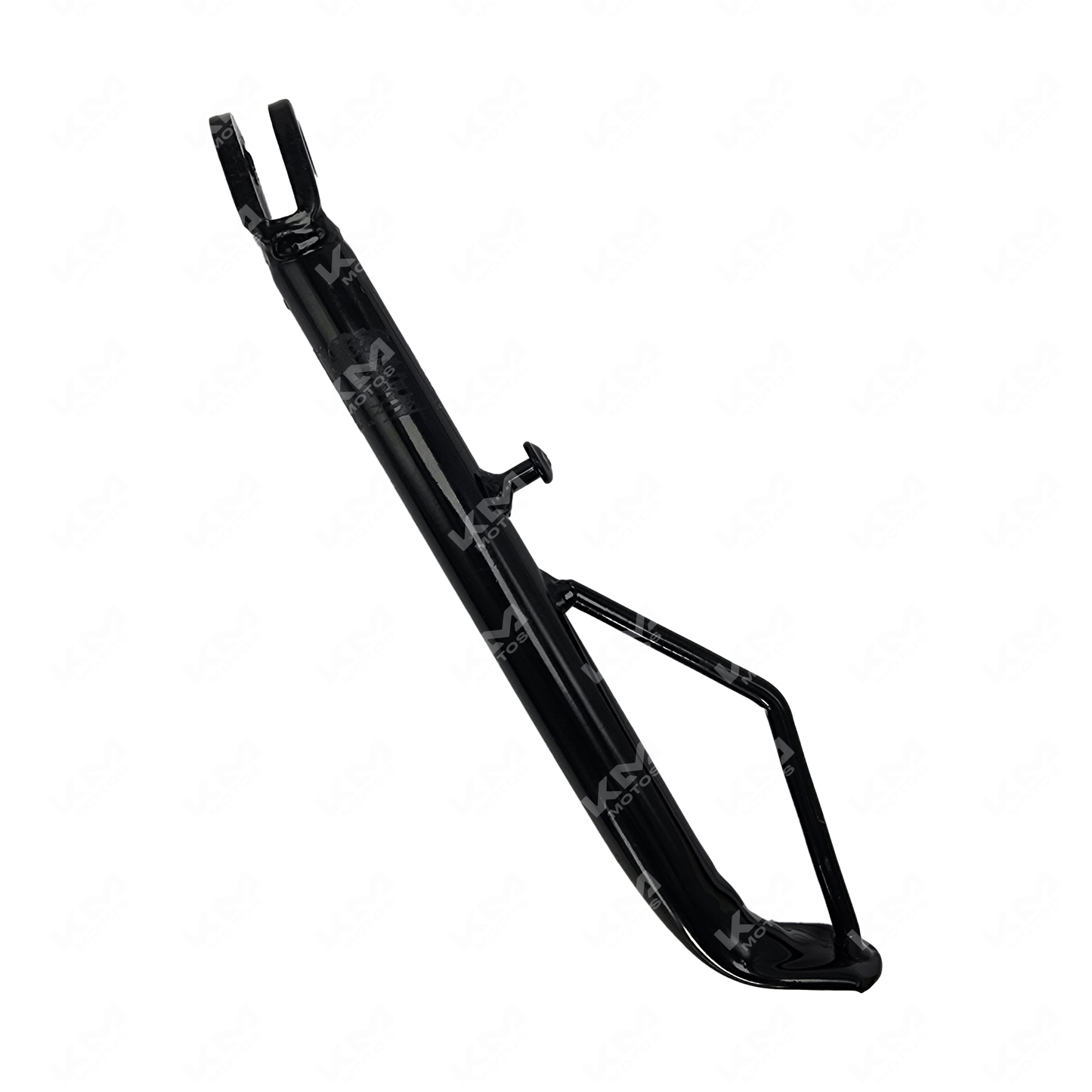 Pata lateral para YBR125 de la marca KM Motos, resistente y compatible con motocicletas Yamaha YBR125.