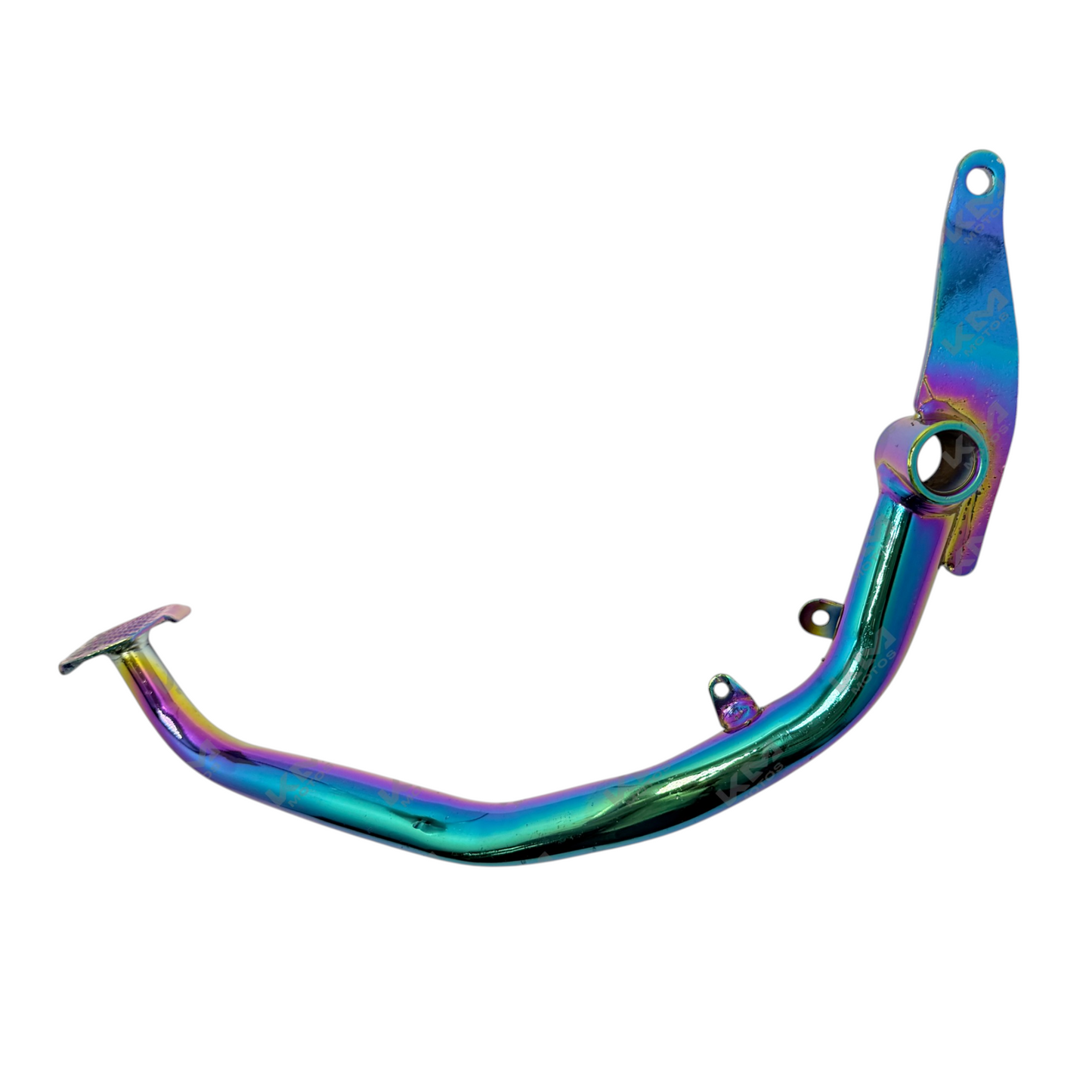 Pedal de freno KMMOTOS para GN125 F, color tornasol, con detalles visibles en la imagen.