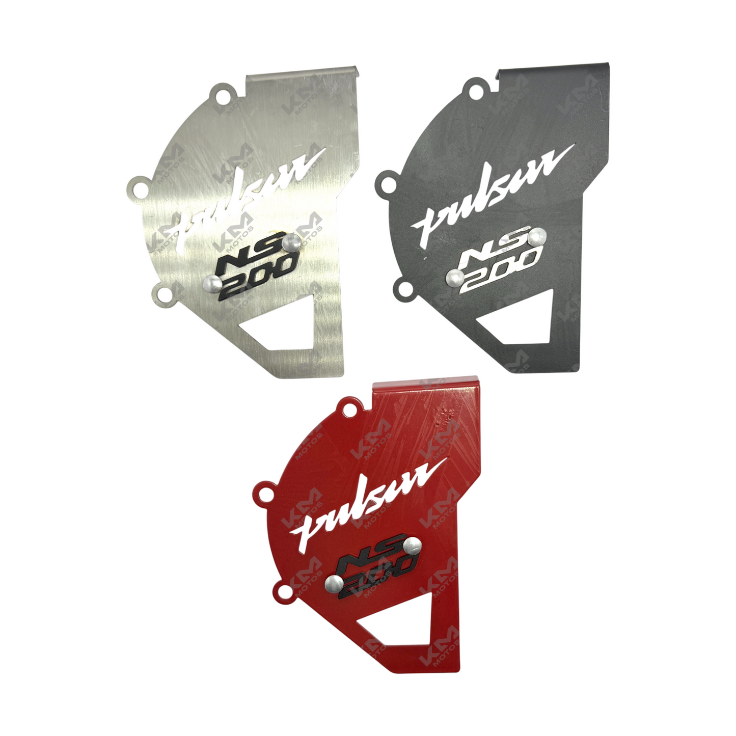 Protector de tapa de sprocket KMMOTOS para Pulsar 200NS, protector de sprocket de lujo en imagen.