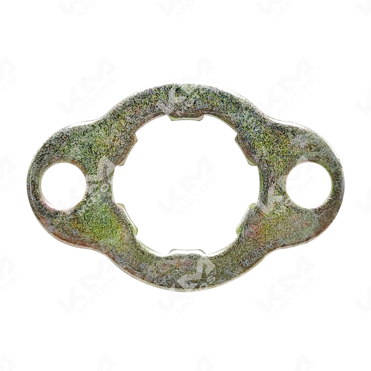 Seguro de Sprocket STD, vista lateral mostrando la estructura metálica y componentes internos del mecanismo.