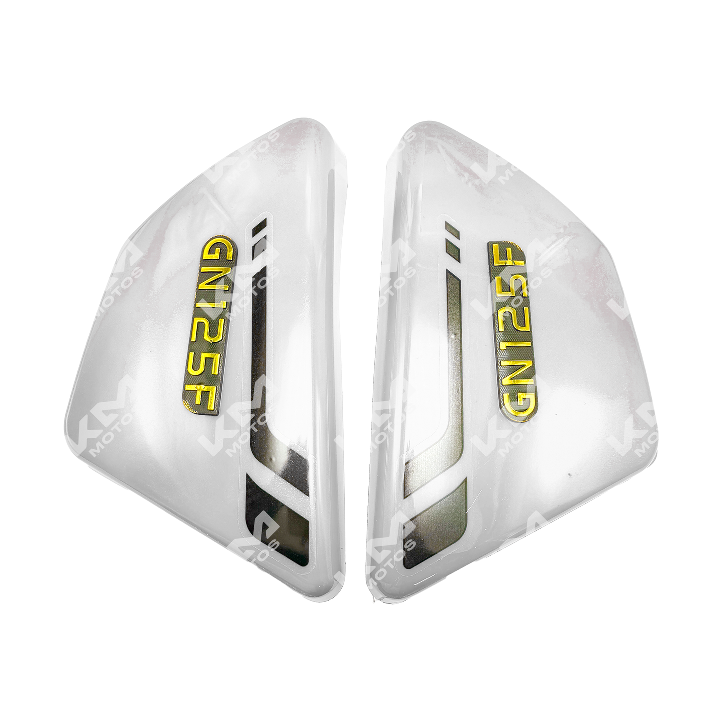 TAPADERAS LATERALES DE GN125 BLANCO - KMMOTOSHN
