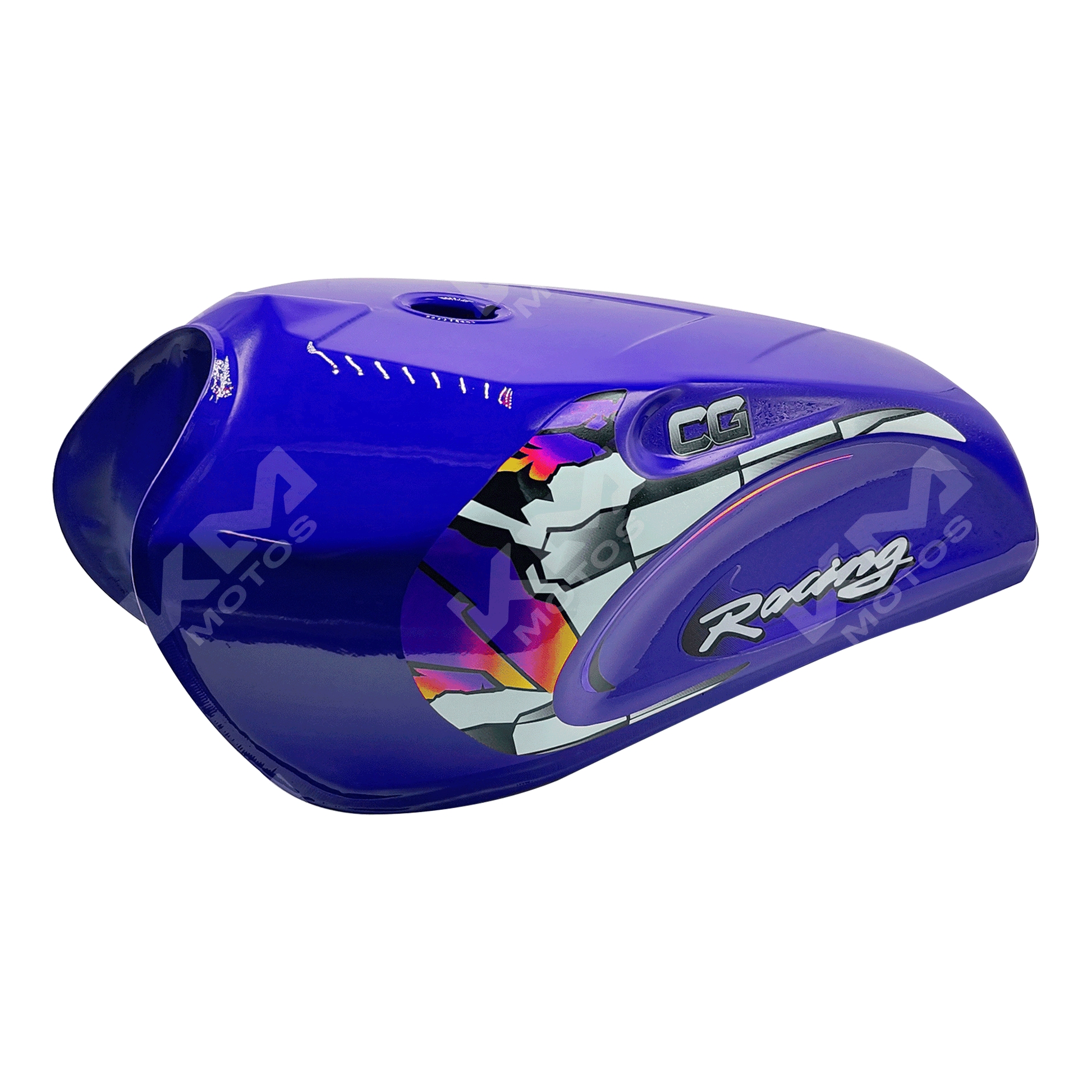 TANQUE CG125/FT125/KB CORE PLUS STIKERS AZUL