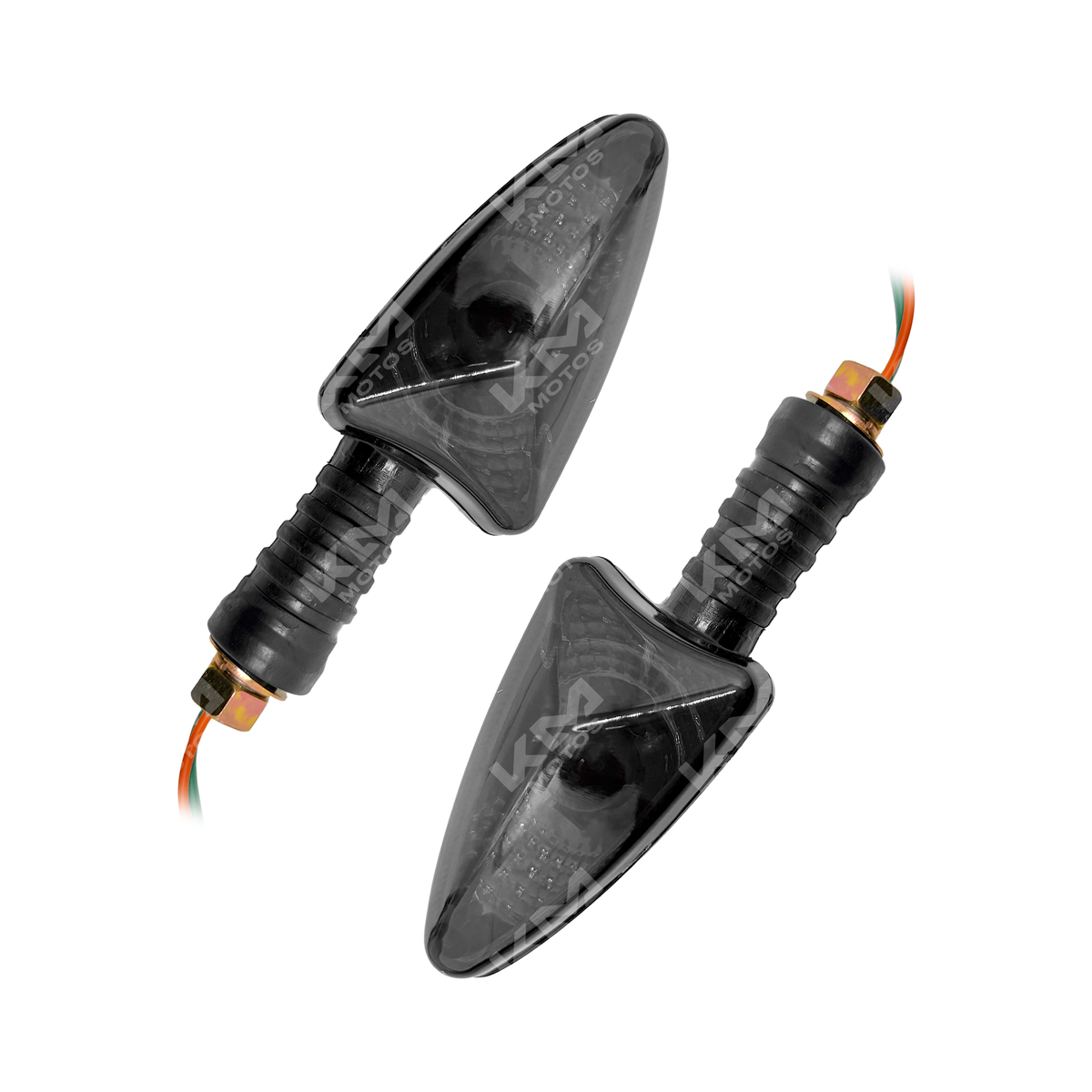 Vías KM Motos XPRESS150, NKD150, ZX200L, ZX150L, componentes para motocicleta, imagen de vías en color negro y detalles técnicos