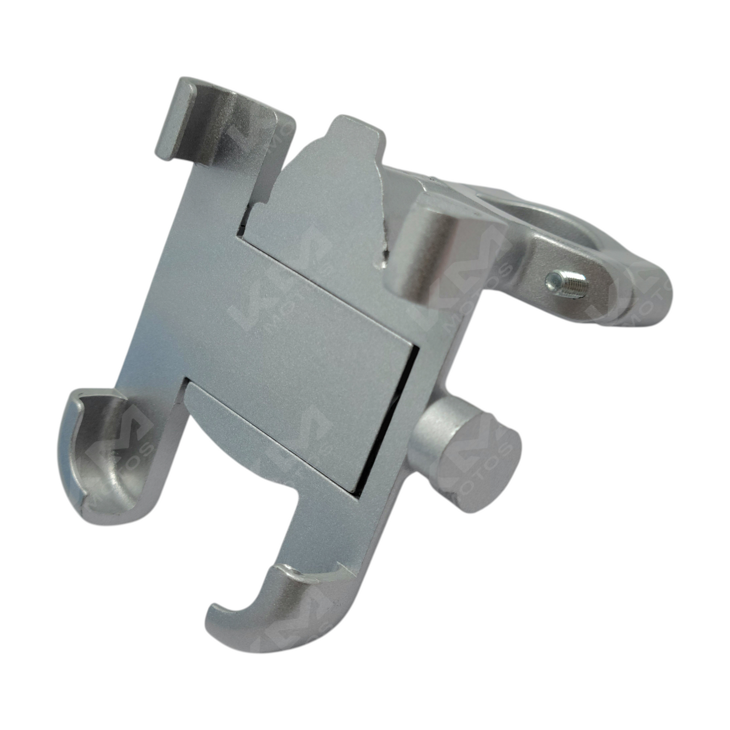 Soporte para celular de metal KMMOTOS modelo H-TQ-02-001, soporte resistente con diseño en forma de H para montar en coche.