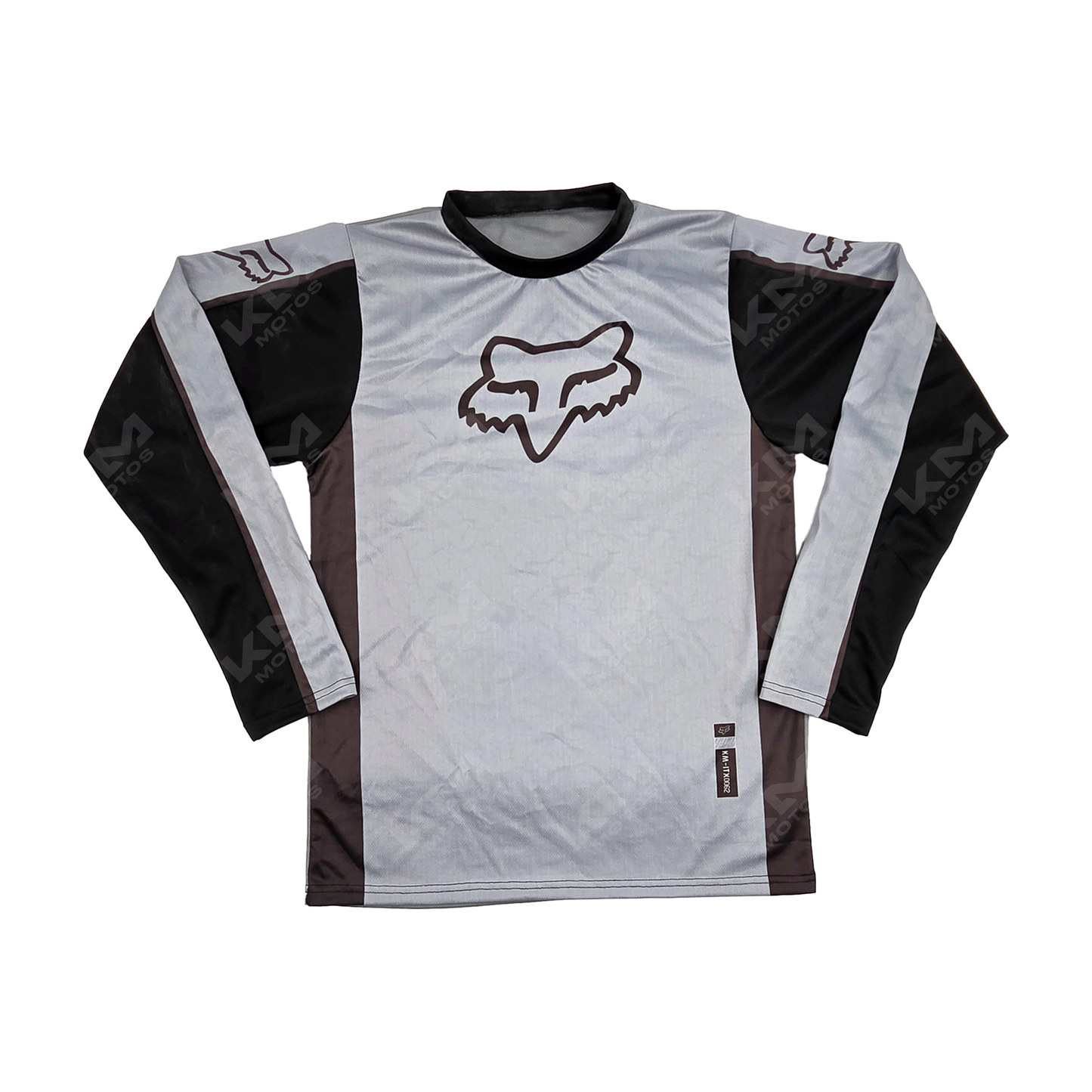 Camiseta Deportiva + Diseno Fox Verde Blanco JD62 Talla "L"