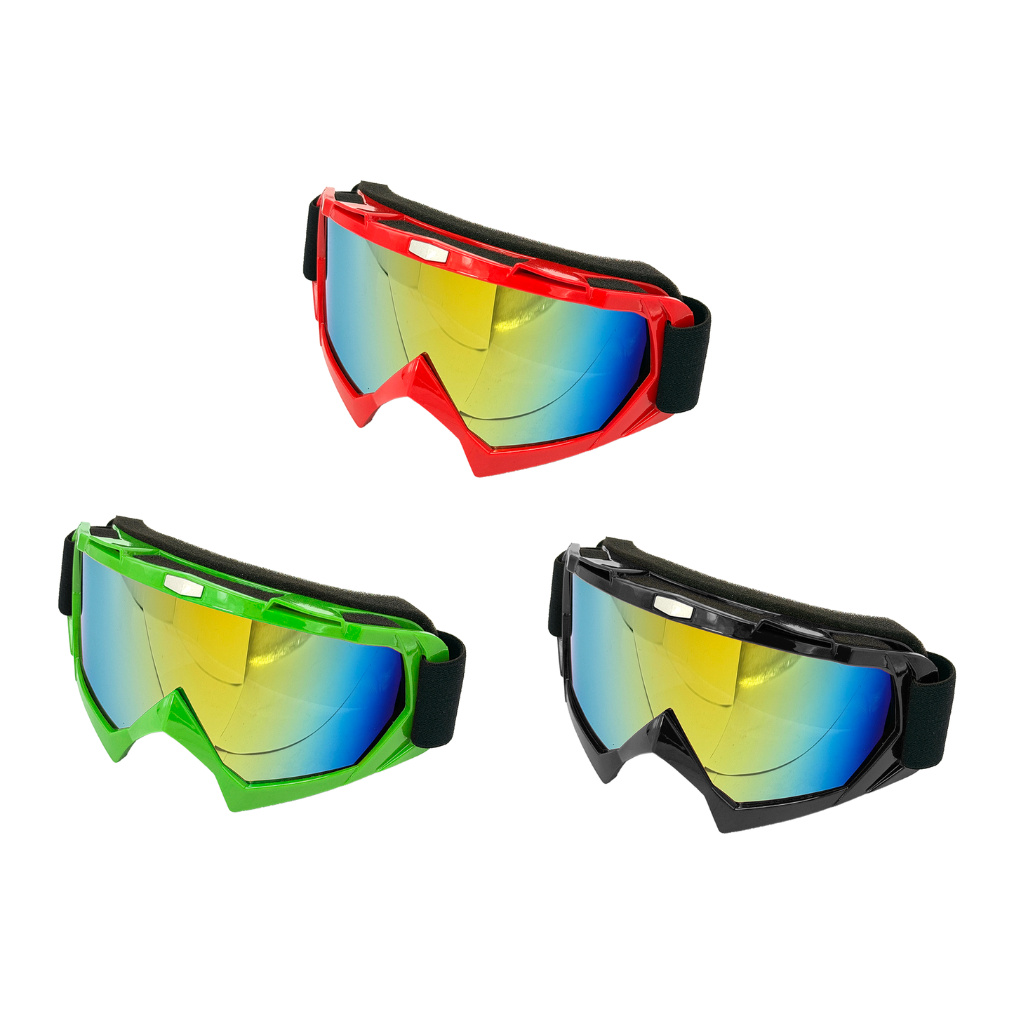 Visor para casco KM Motos con esponja, protección facial y ajuste cómodo para motociclistas.