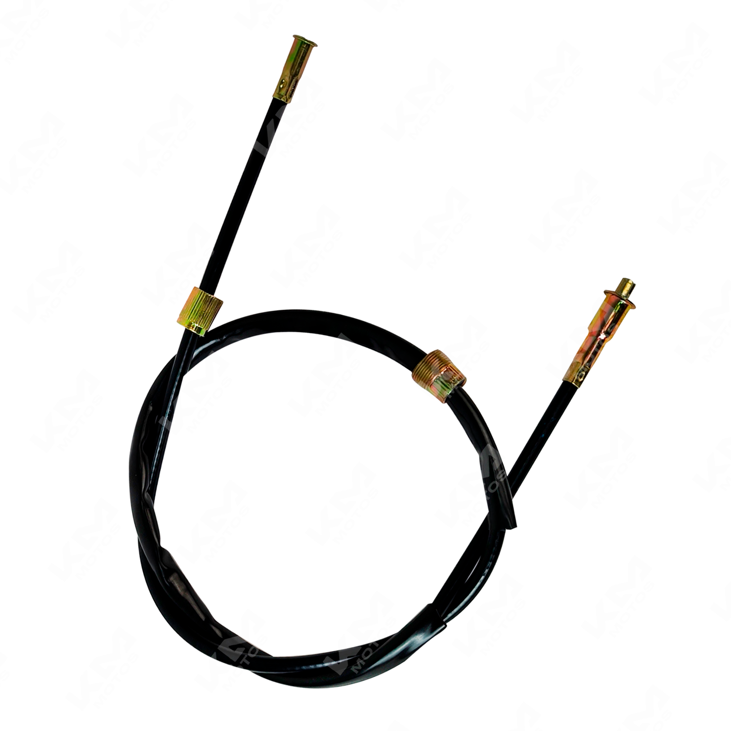 Cable de velocímetro KM Motos XM200/SHINERAY/XY200, cable de repuesto para motocicletas, con conexión y cableado visible.