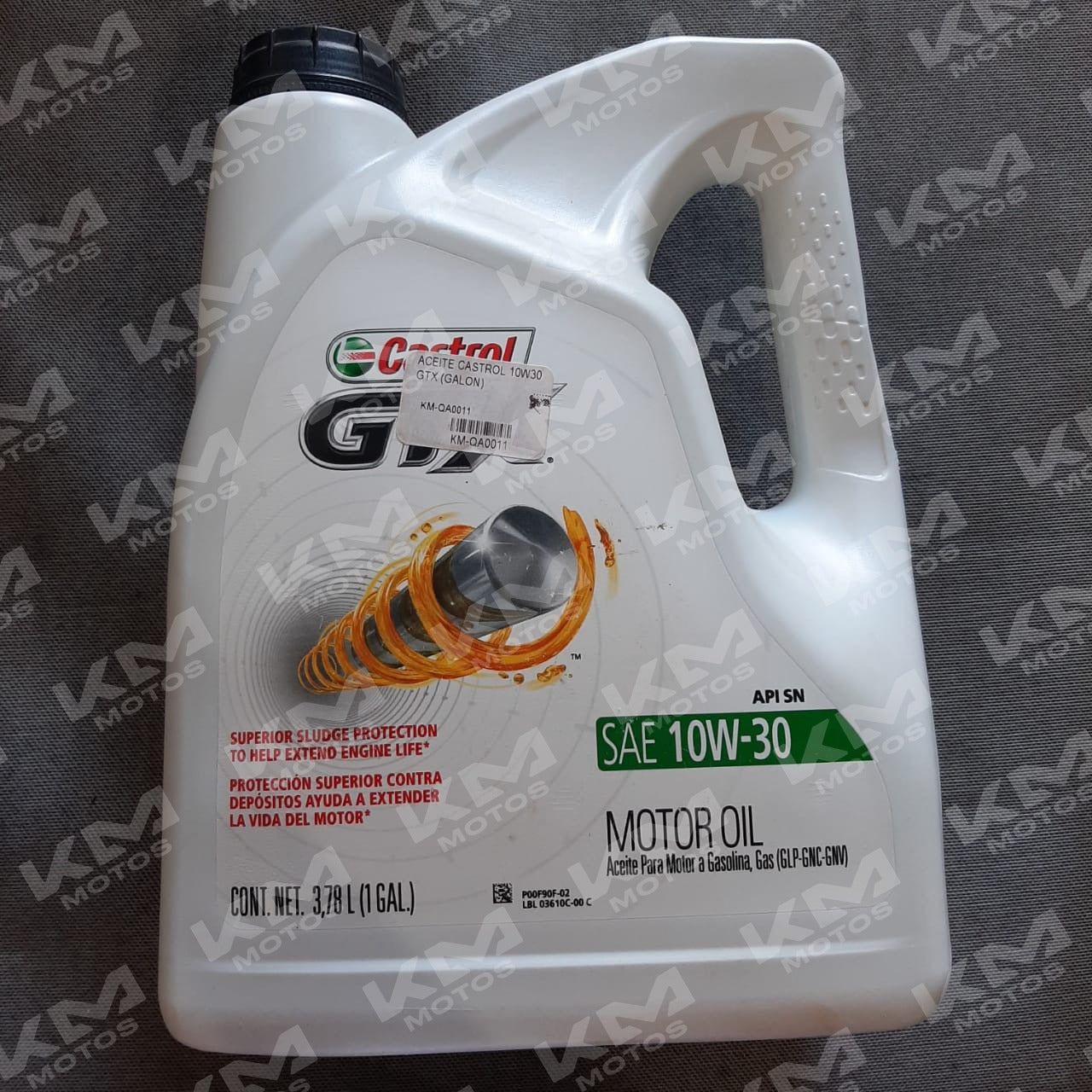 Aceite Castrol 10W30 Gtx (GALON) 4L