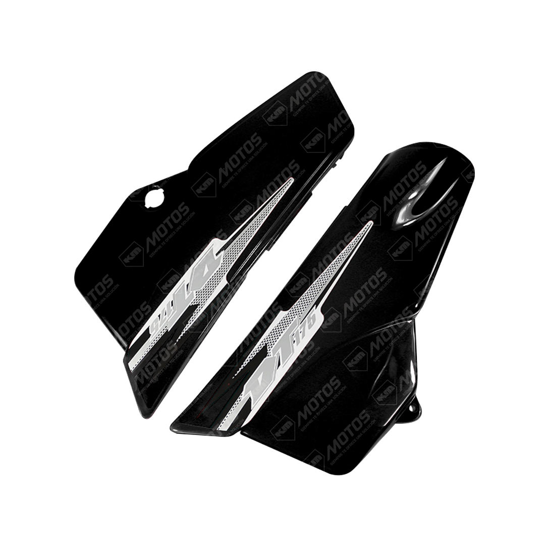 TAPADERAS LATERALES DT175 NEGRA