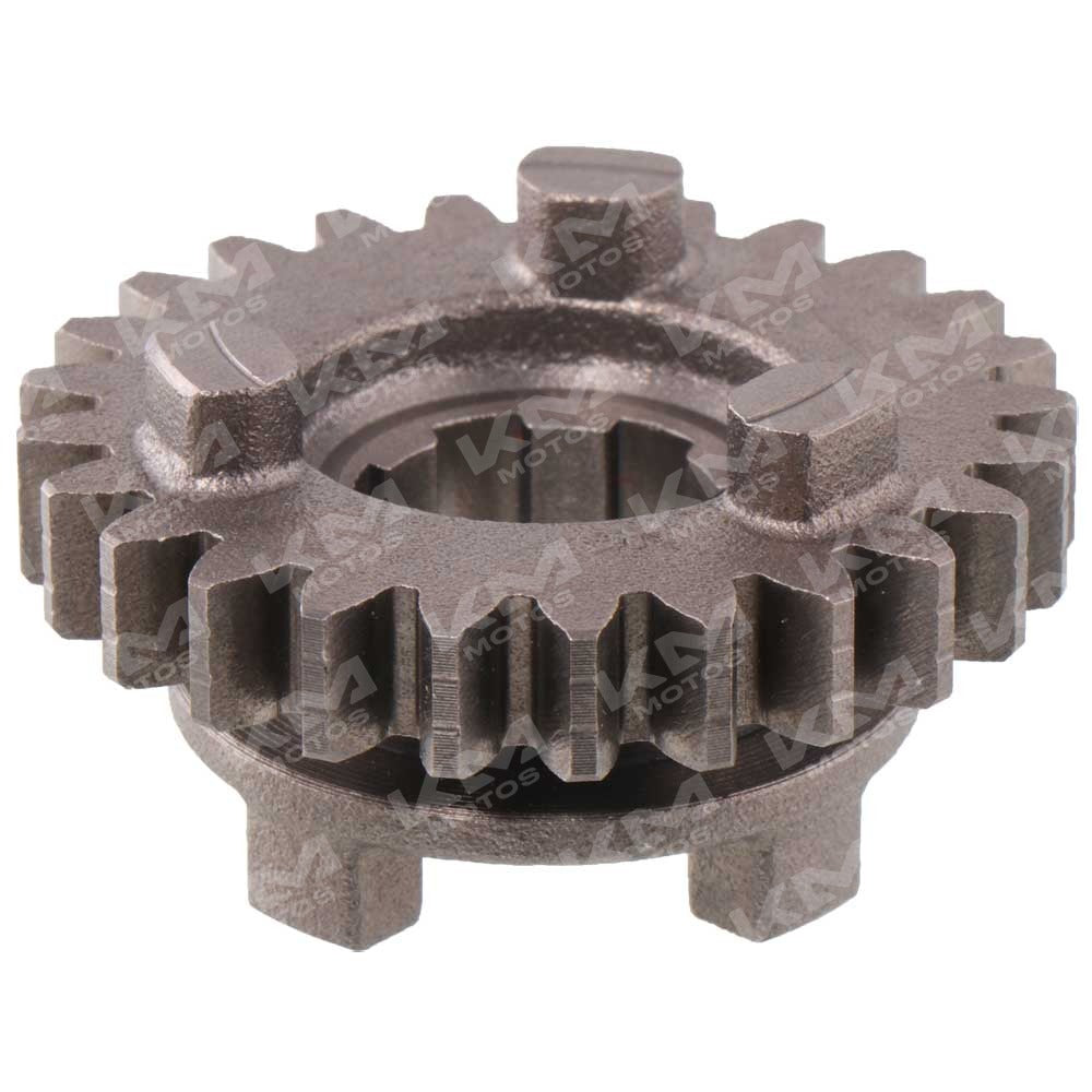 Engranaje de 3ra para motor CG125 STD, parte de la caja de cambios, compatible con marcas universales, visible en la imagen.