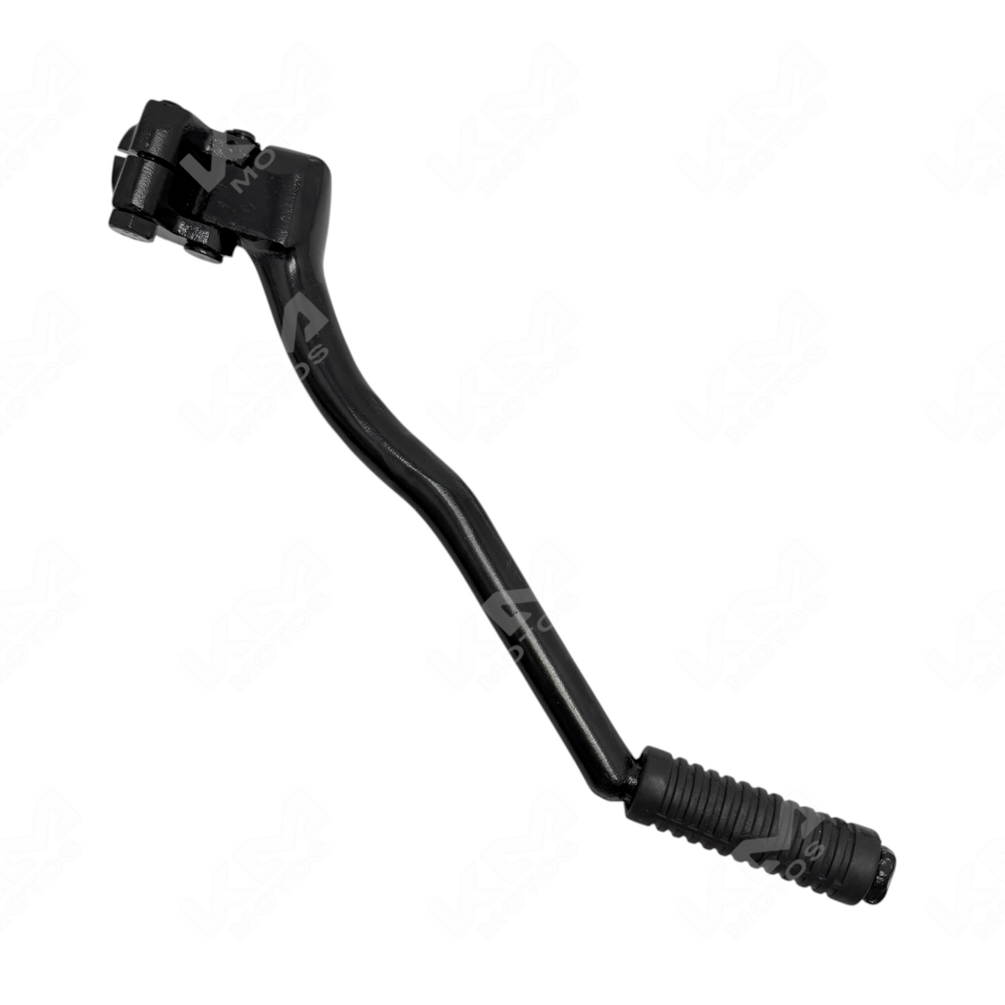 Palanca de arranque o pedal de arranque para motocicleta KM Motos, modelo SP0020, en color negro con detalles metálicos.