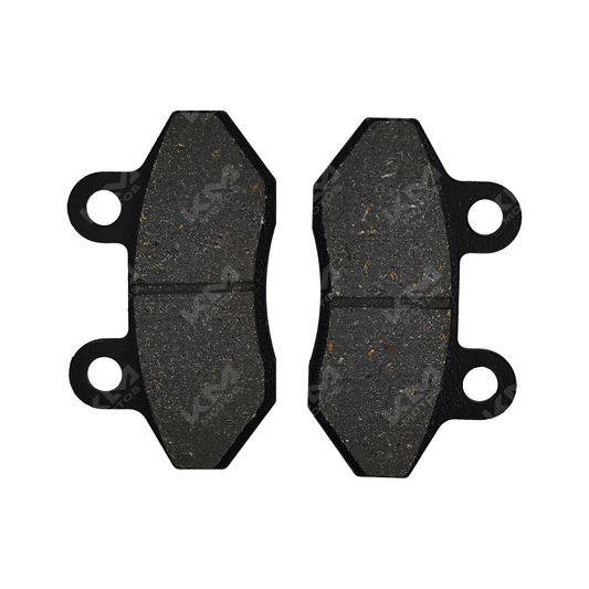 Pastilla de freno XM200Z de KM Motos sin gancho, vista en primer plano para frenos de motocicleta.